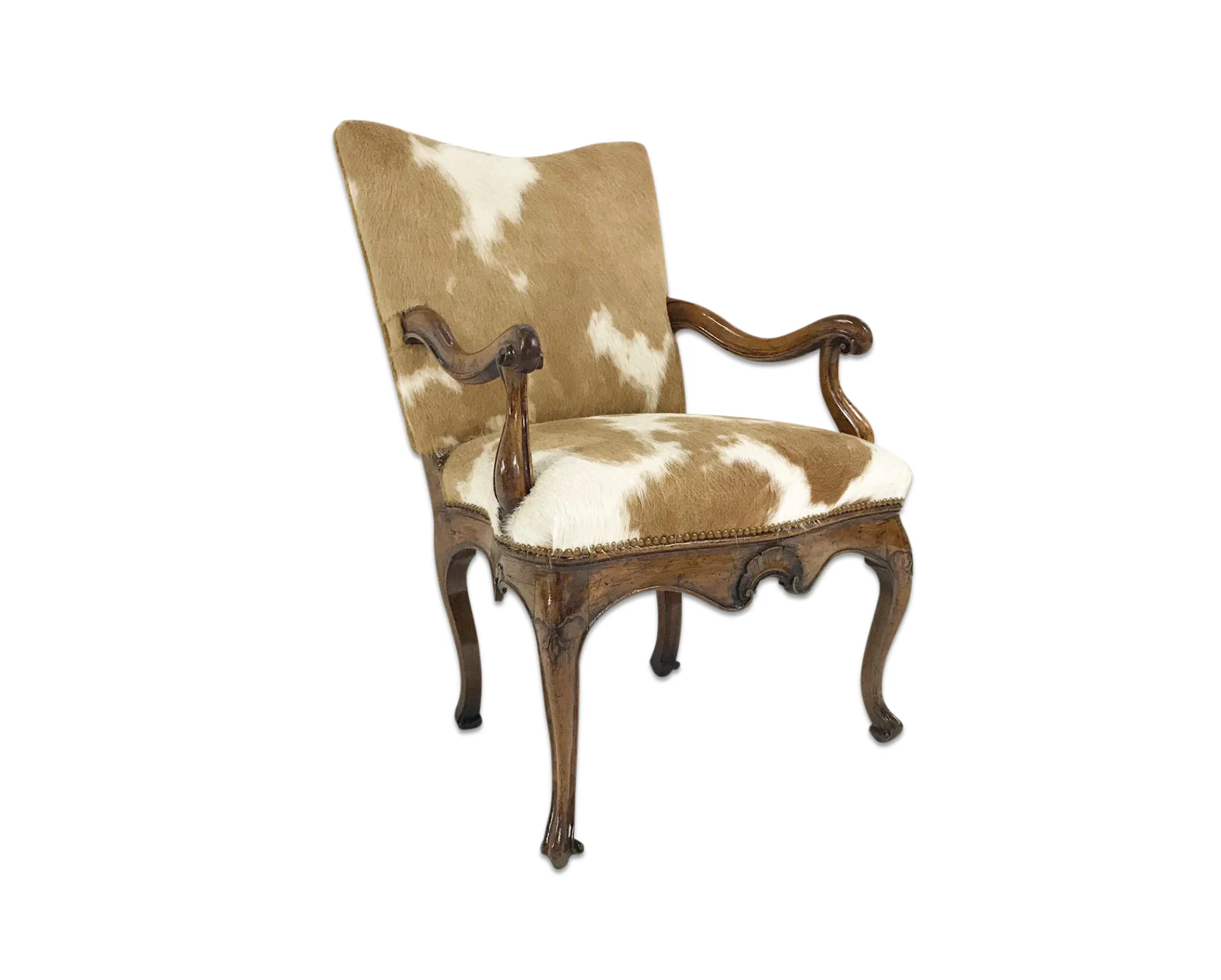 Armchair in Brazilian Cowhide - Image 9
