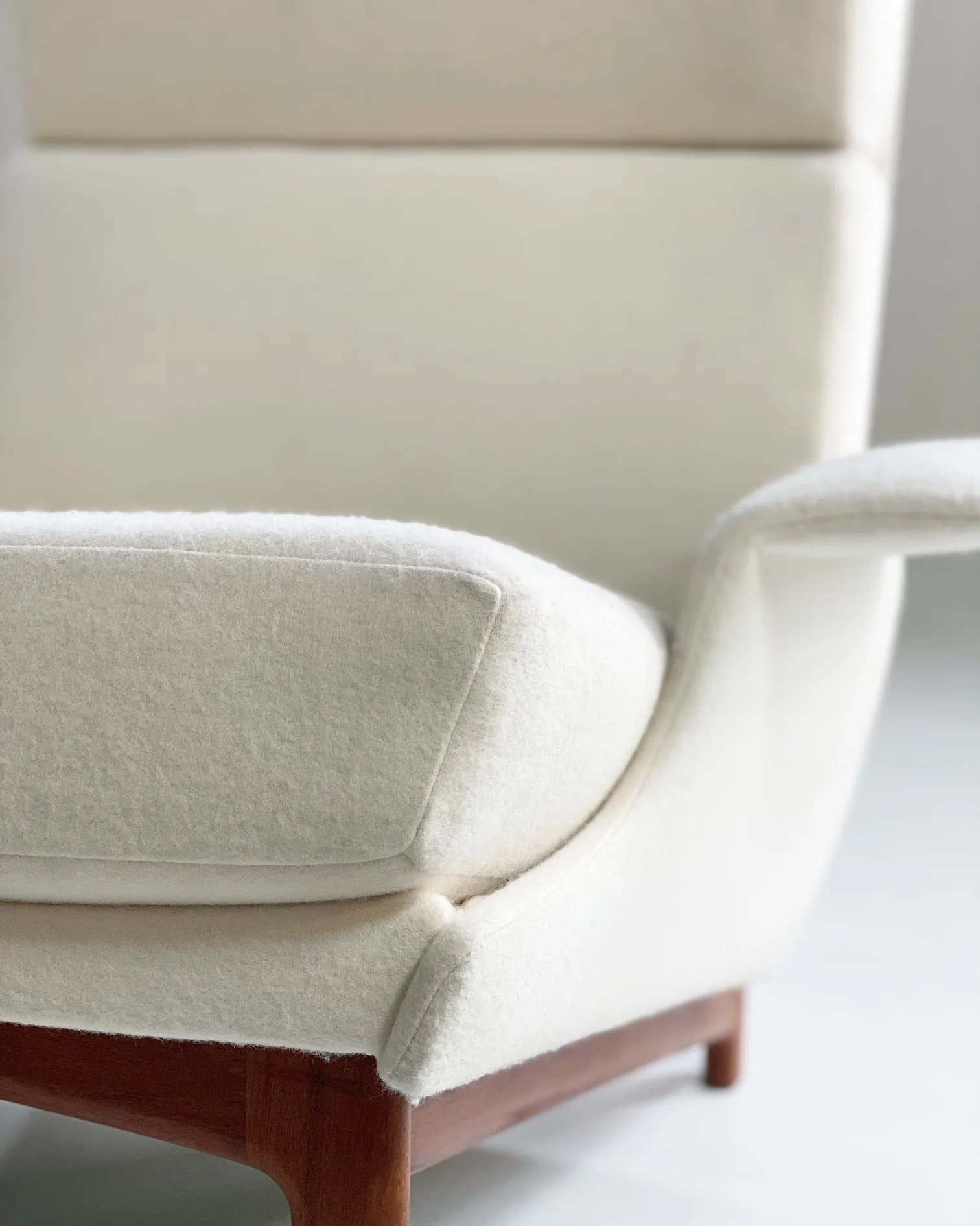 Adam Chairs in Wool Felt, Pair - Image 5