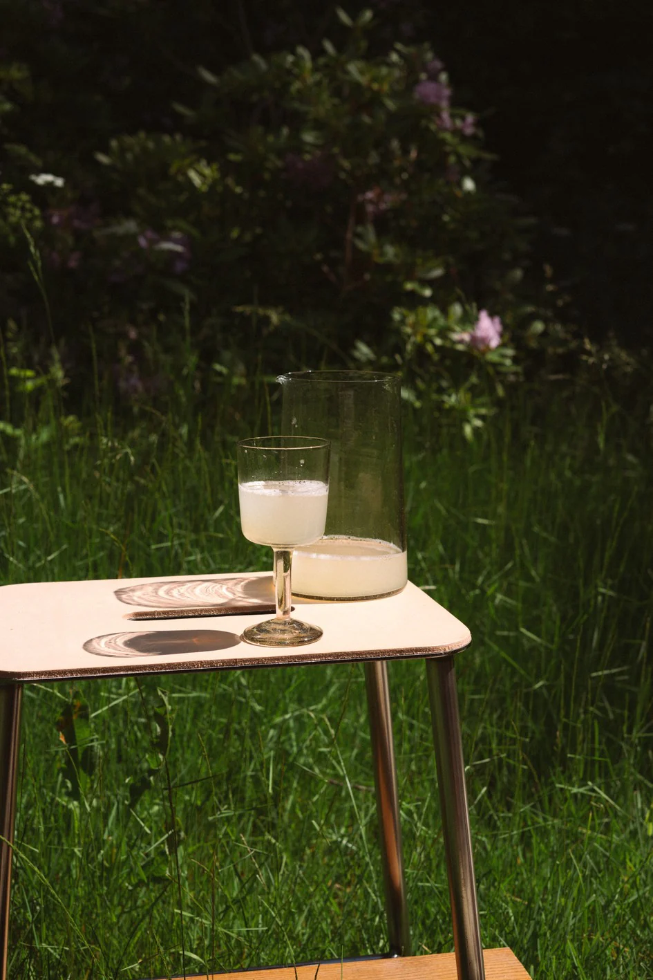 Adam Stool | Raw Steel and Natural Leather - Image 7