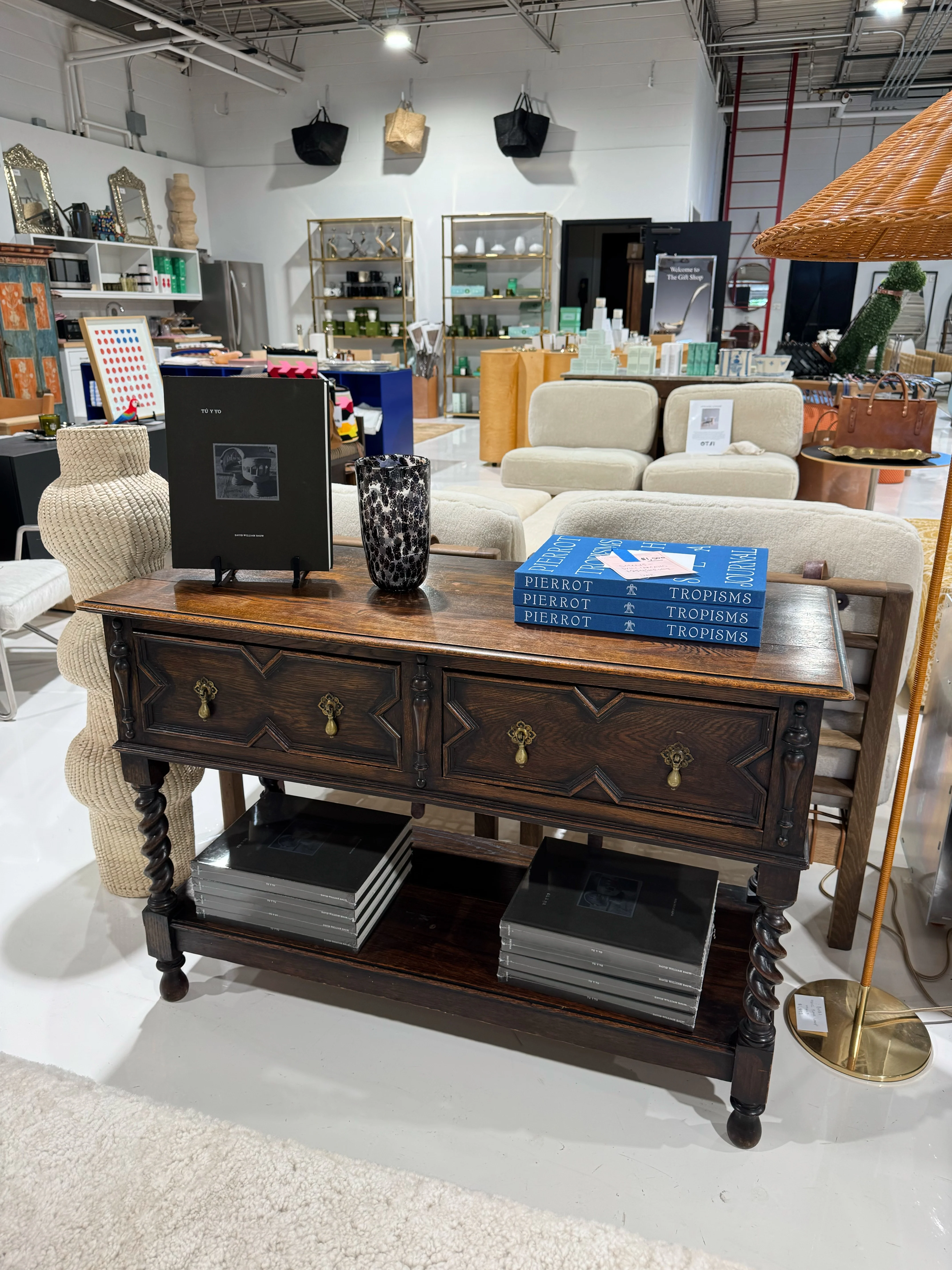 ON HOLD An Early 20th C. Oak William and Mary Style Server - Image 3