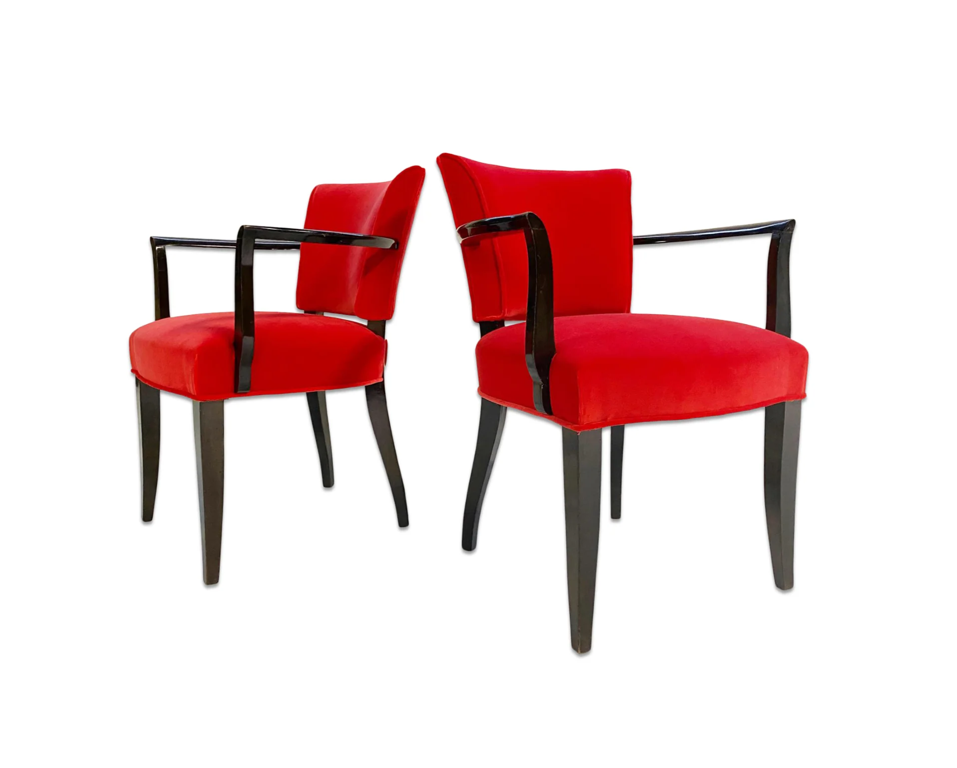 Armchairs in Loro Piana Velvet, Pair - Image 10