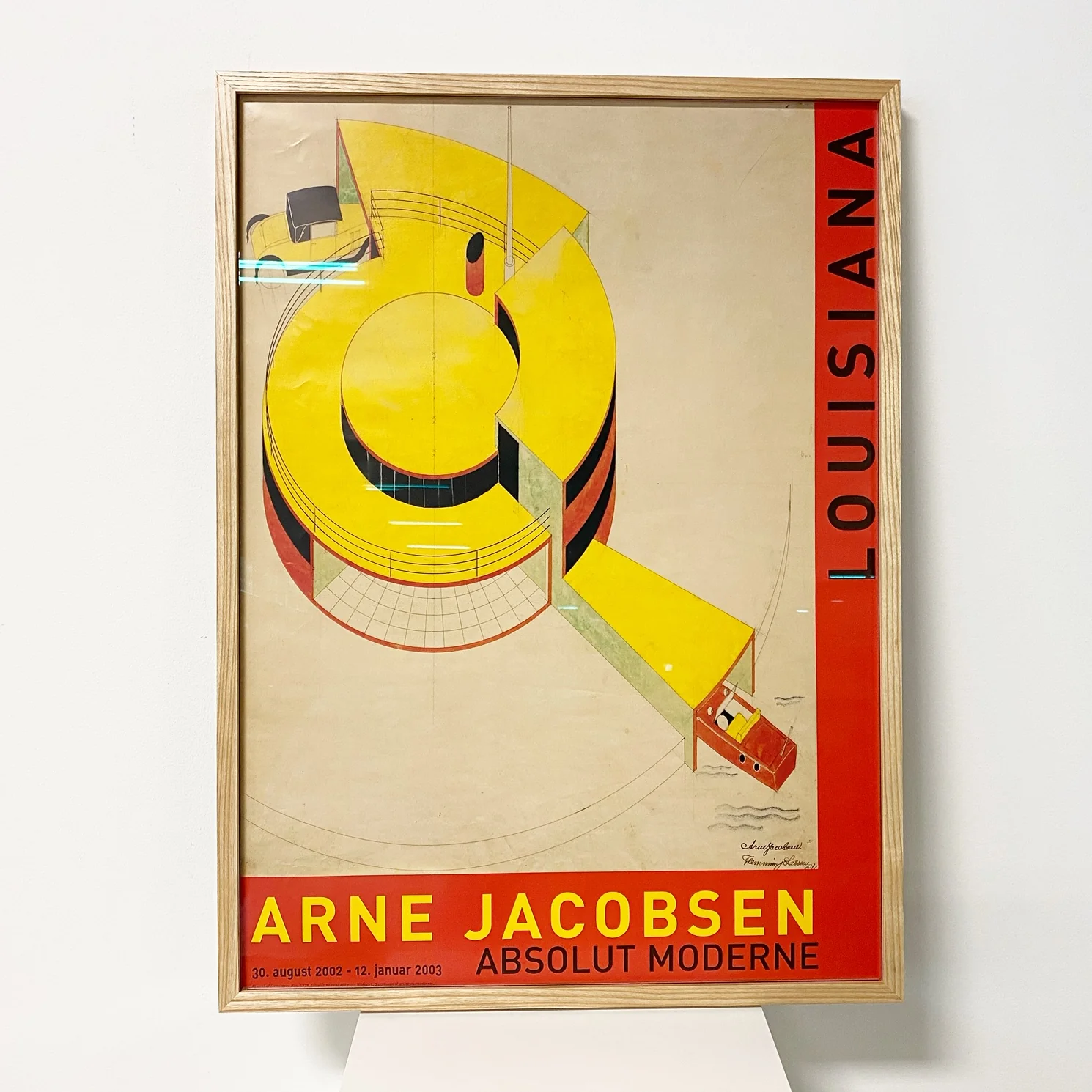 Arne Jacobsen Framed Exhibition Poster - Image 2