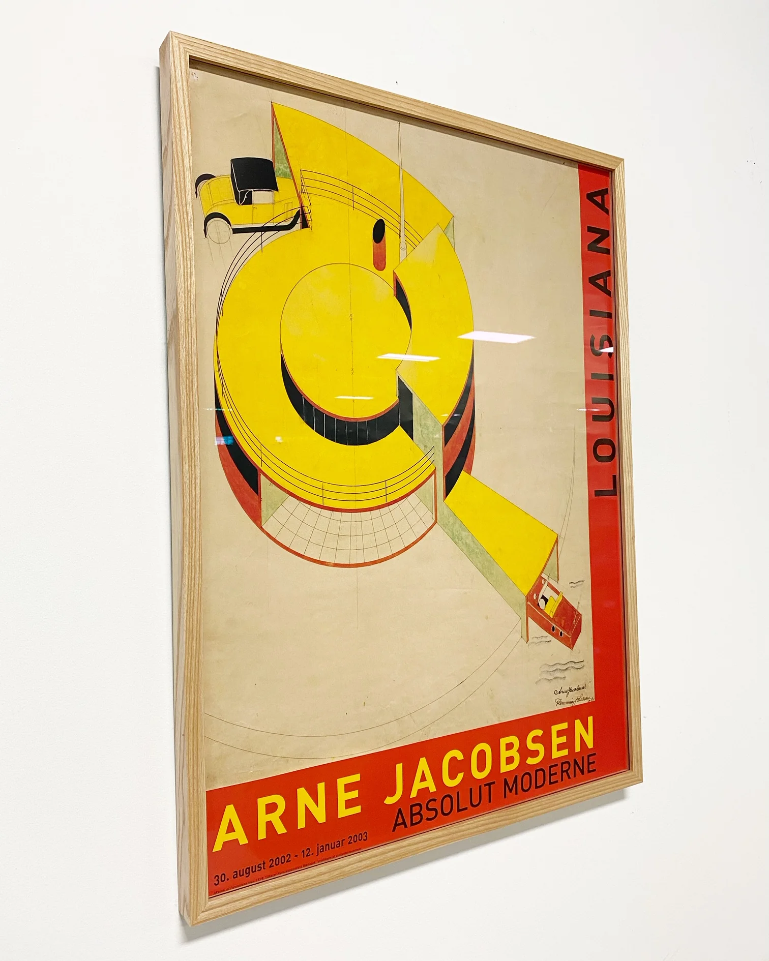 Arne Jacobsen Framed Exhibition Poster - Image 4