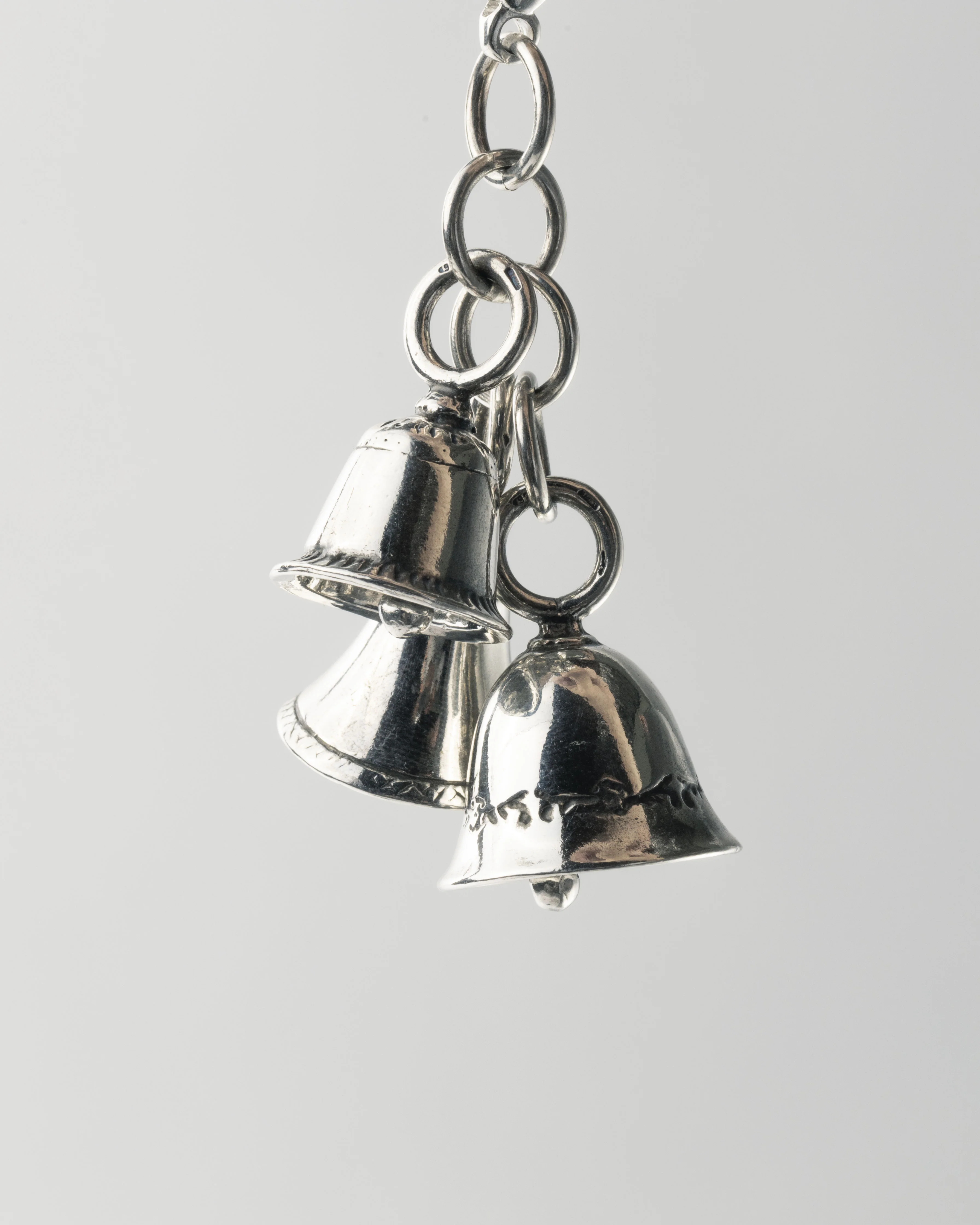 Three Bell Charm Keychain - Image 3
