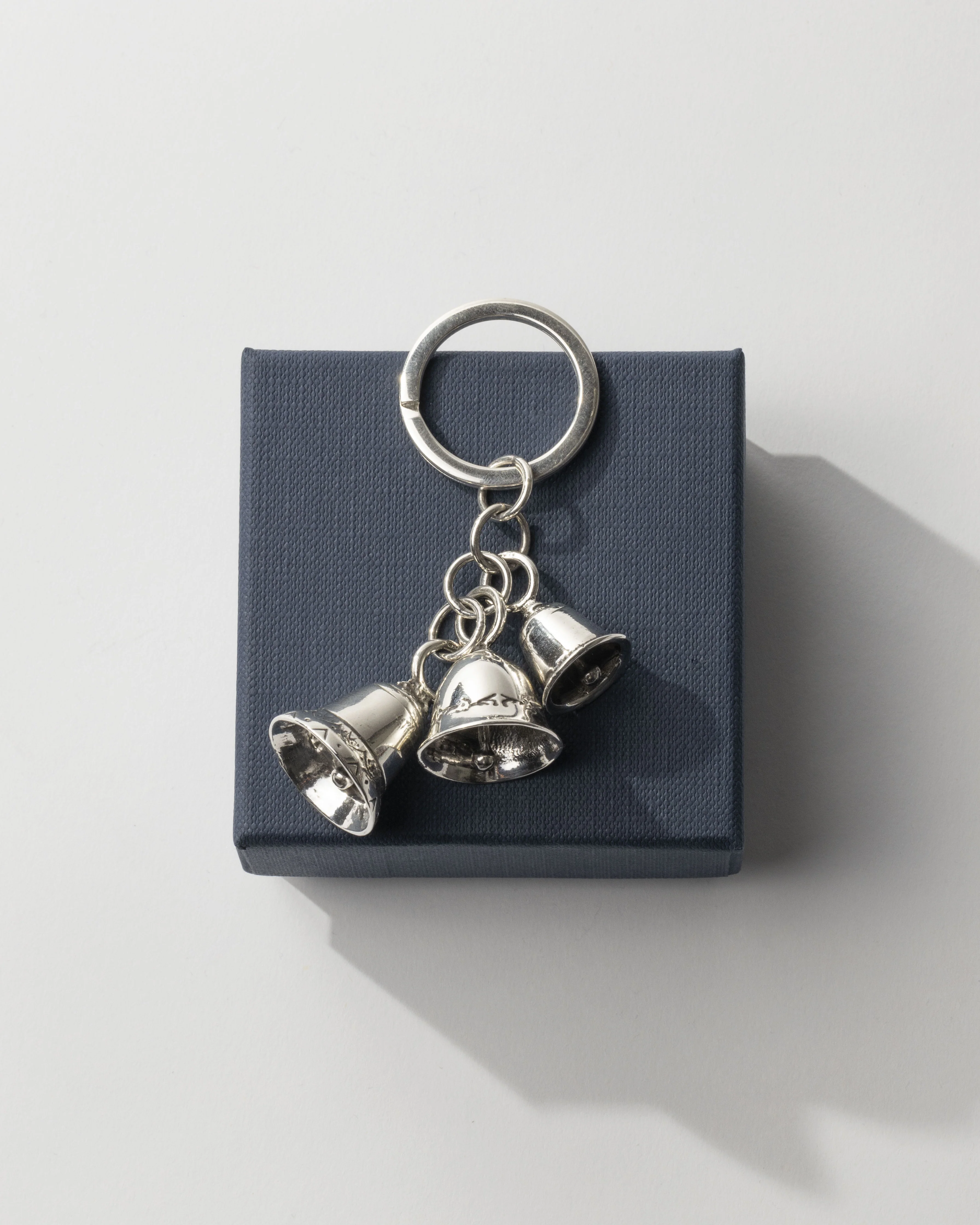 Three Bell Round Ring Keychain - Image 3