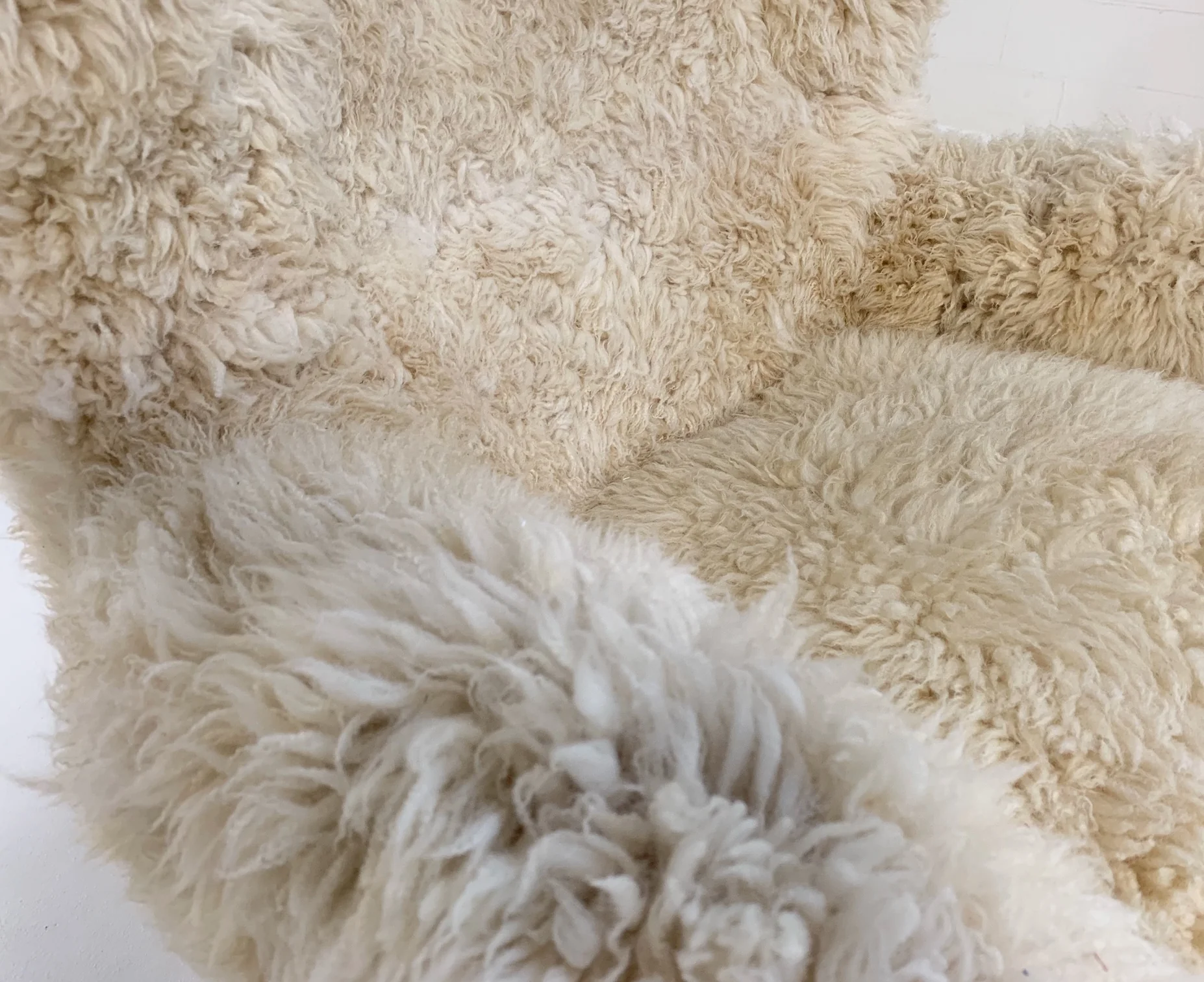 Bespoke Egg Chair and Ottoman in California Sheepskin - Image 15