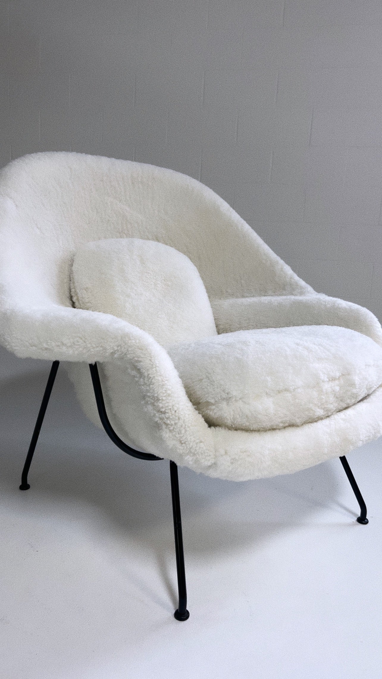 Bespoke Womb Chair in Australian Sheepskin - Image 14