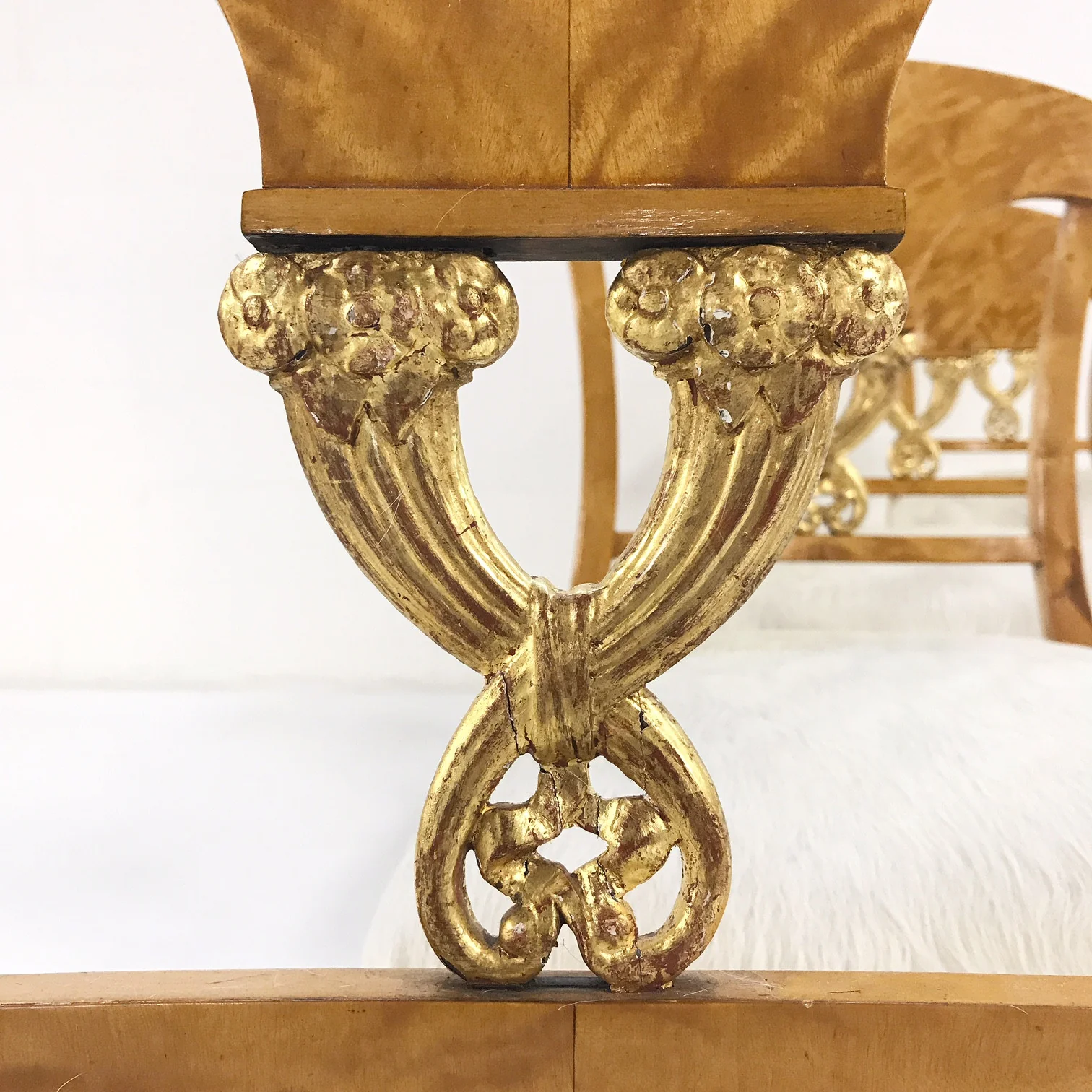 Biedermeier Chairs in Brazilian Cowhide, set of 4 - Image 7
