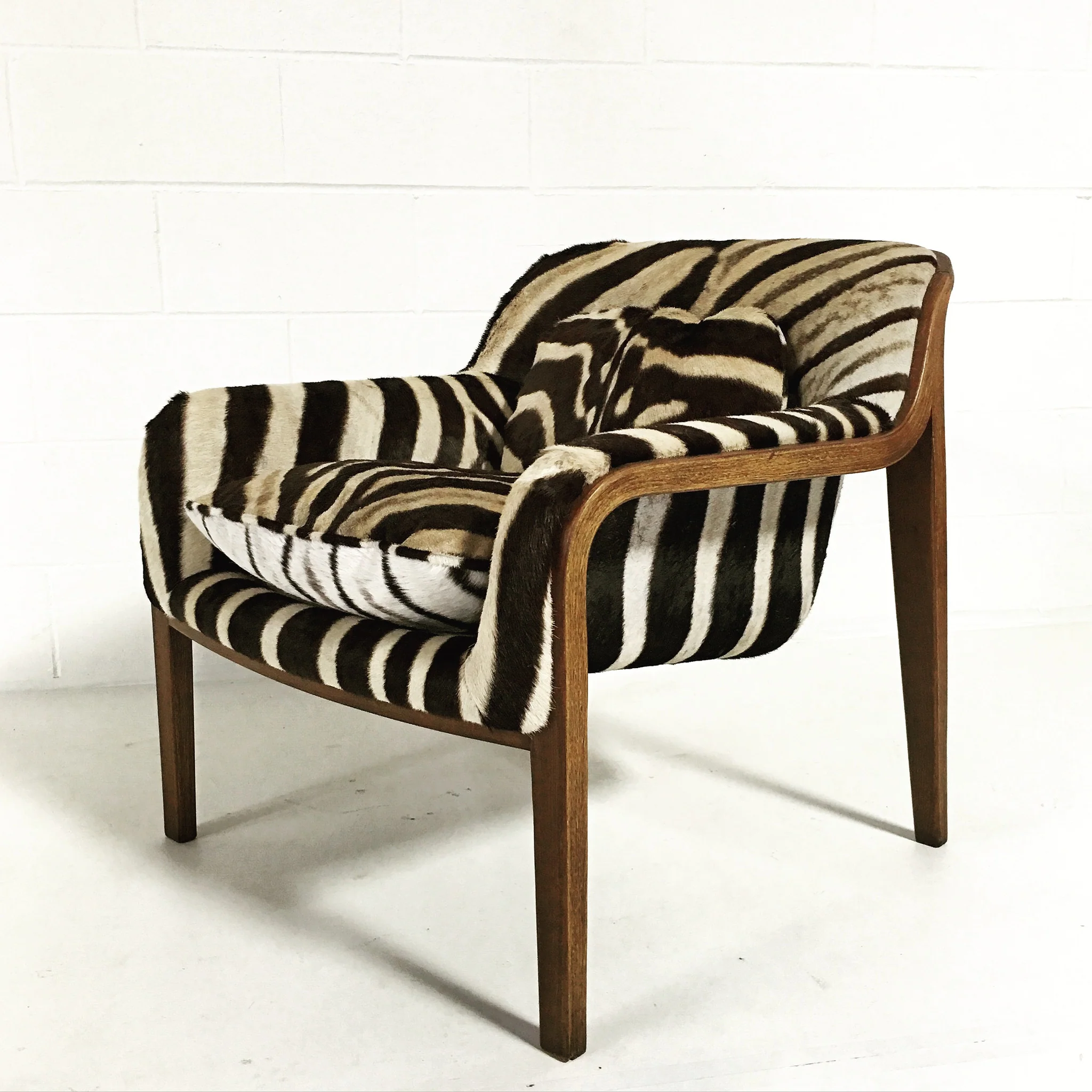 Lounge Chair in Zebra Hide - Image 2