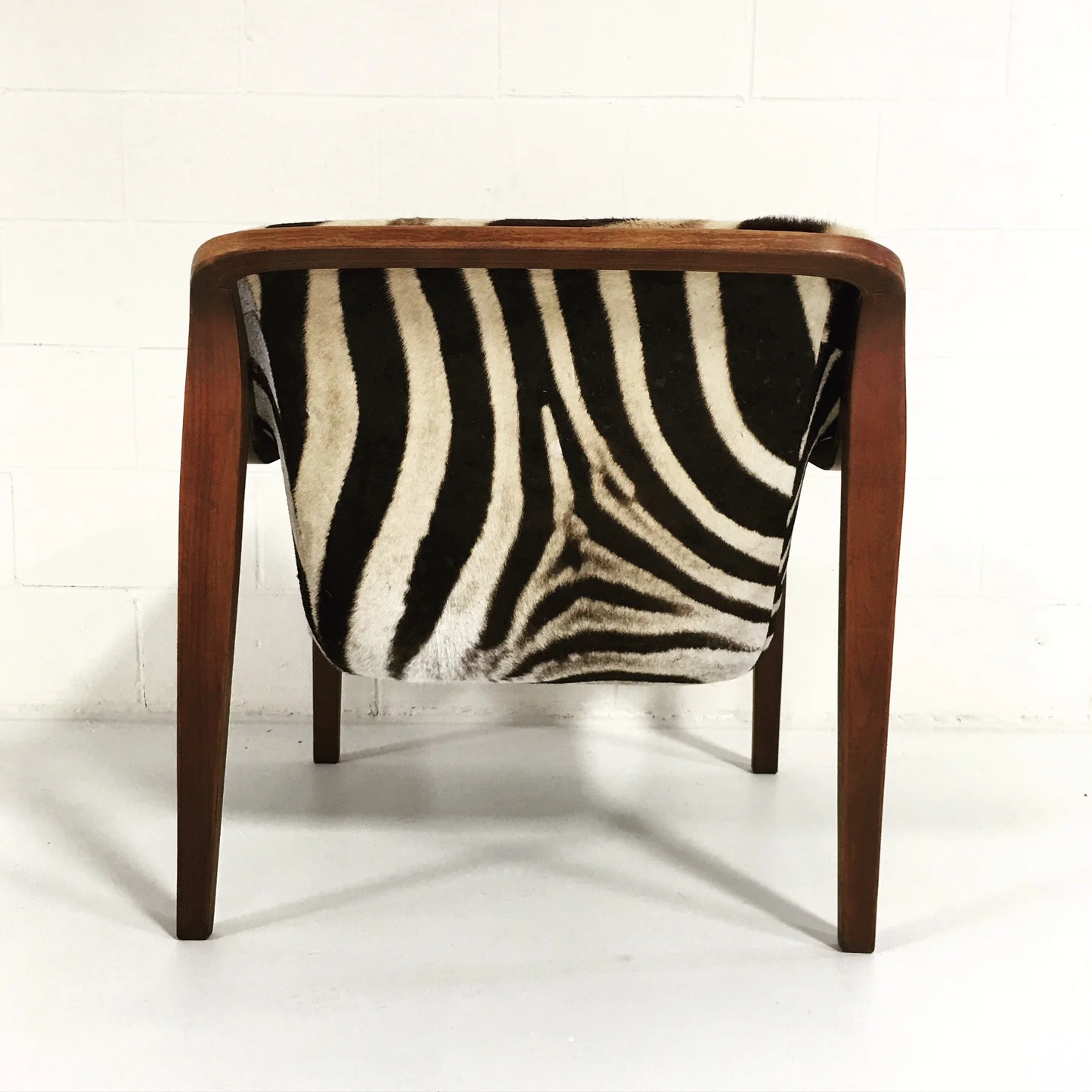 Lounge Chair in Zebra Hide - Image 6