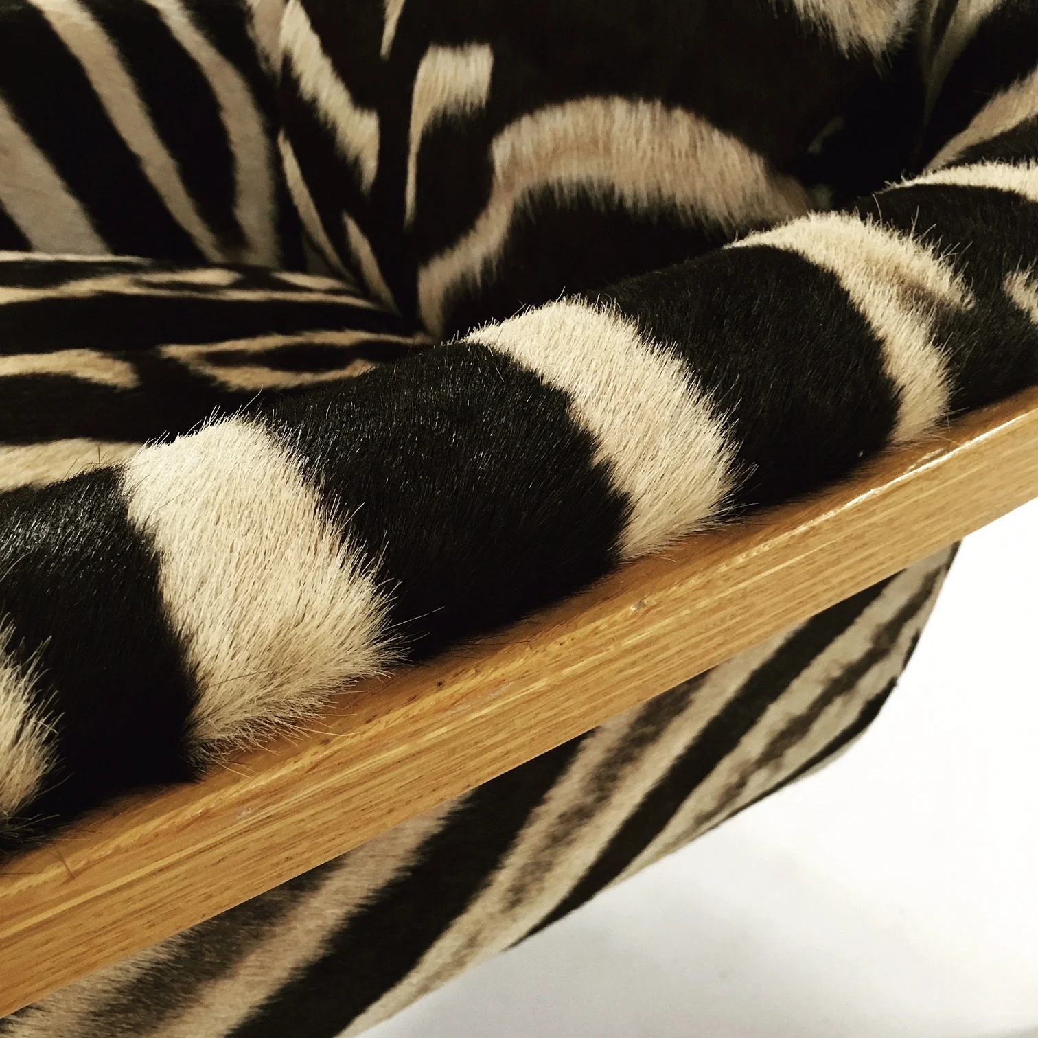 Lounge Chair in Zebra Hide - Image 10