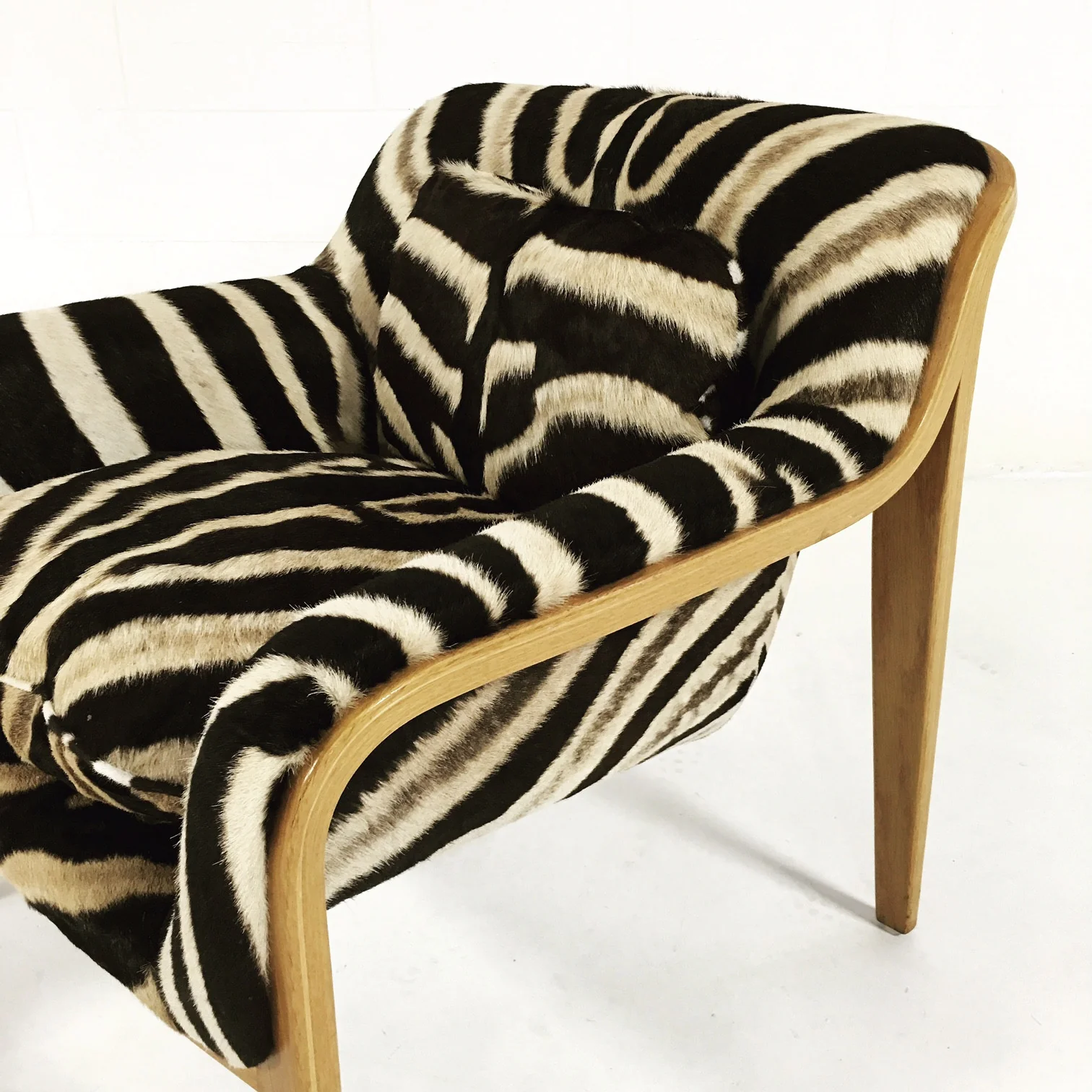 Lounge Chair in Zebra Hide - Image 8