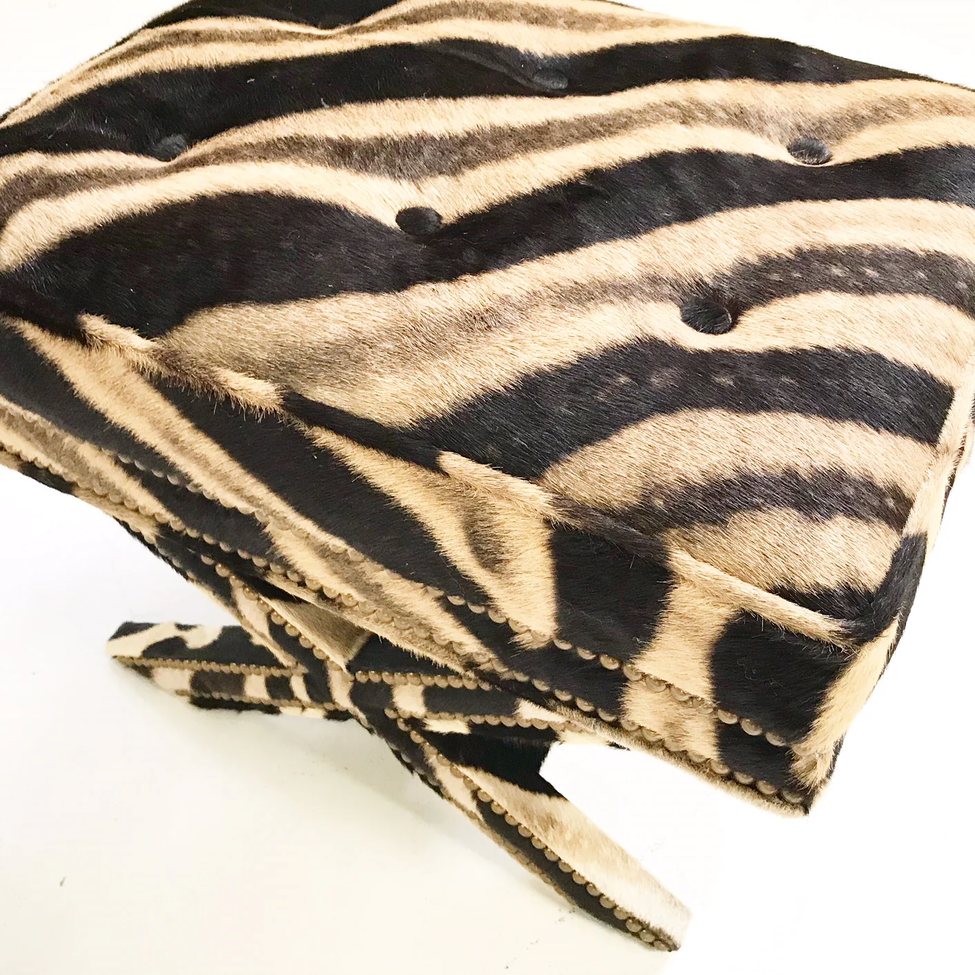 X Bench in Zebra Hide - Image 2