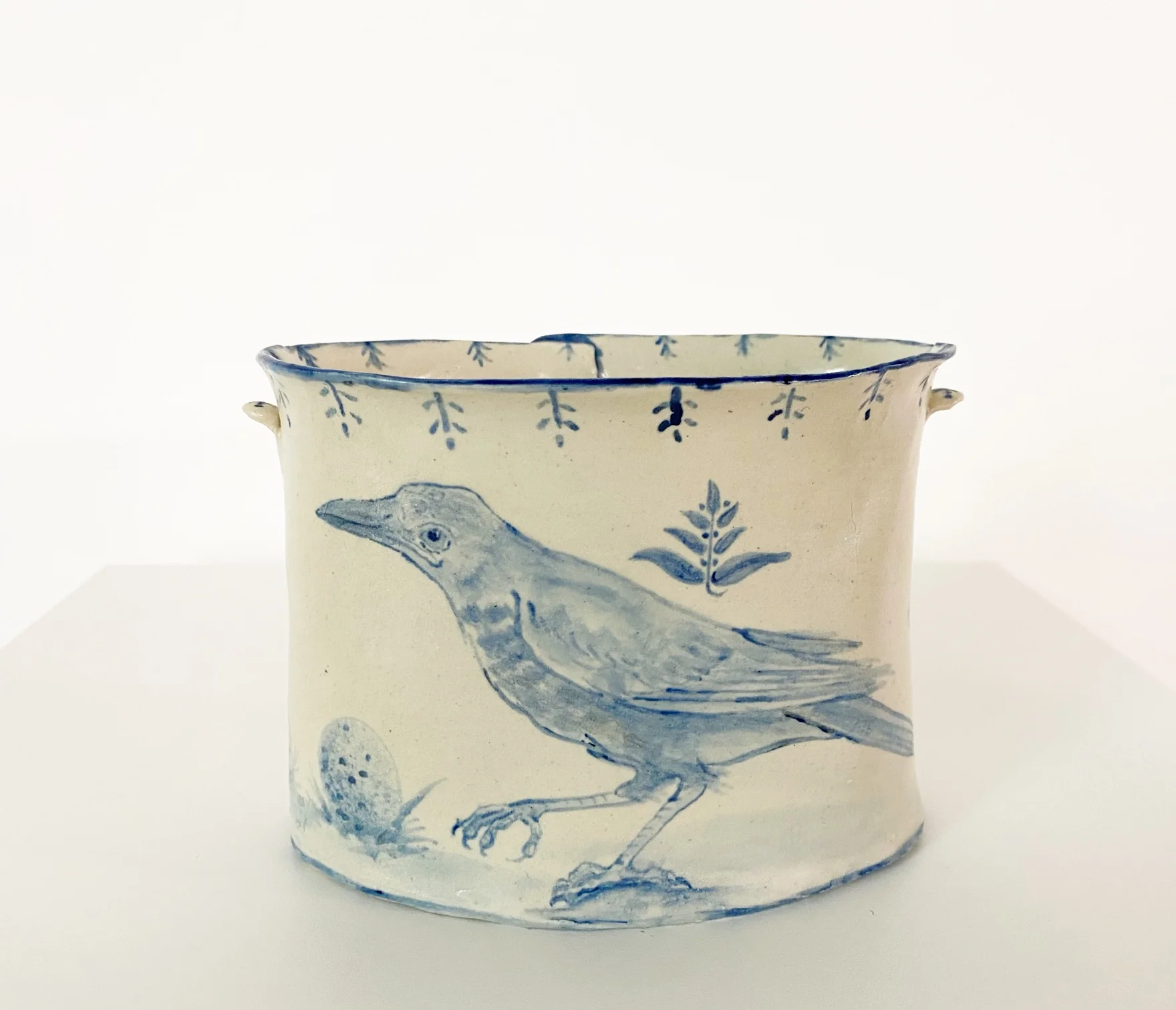 Bird, Bee, & Two Eggs Vase - Image 2