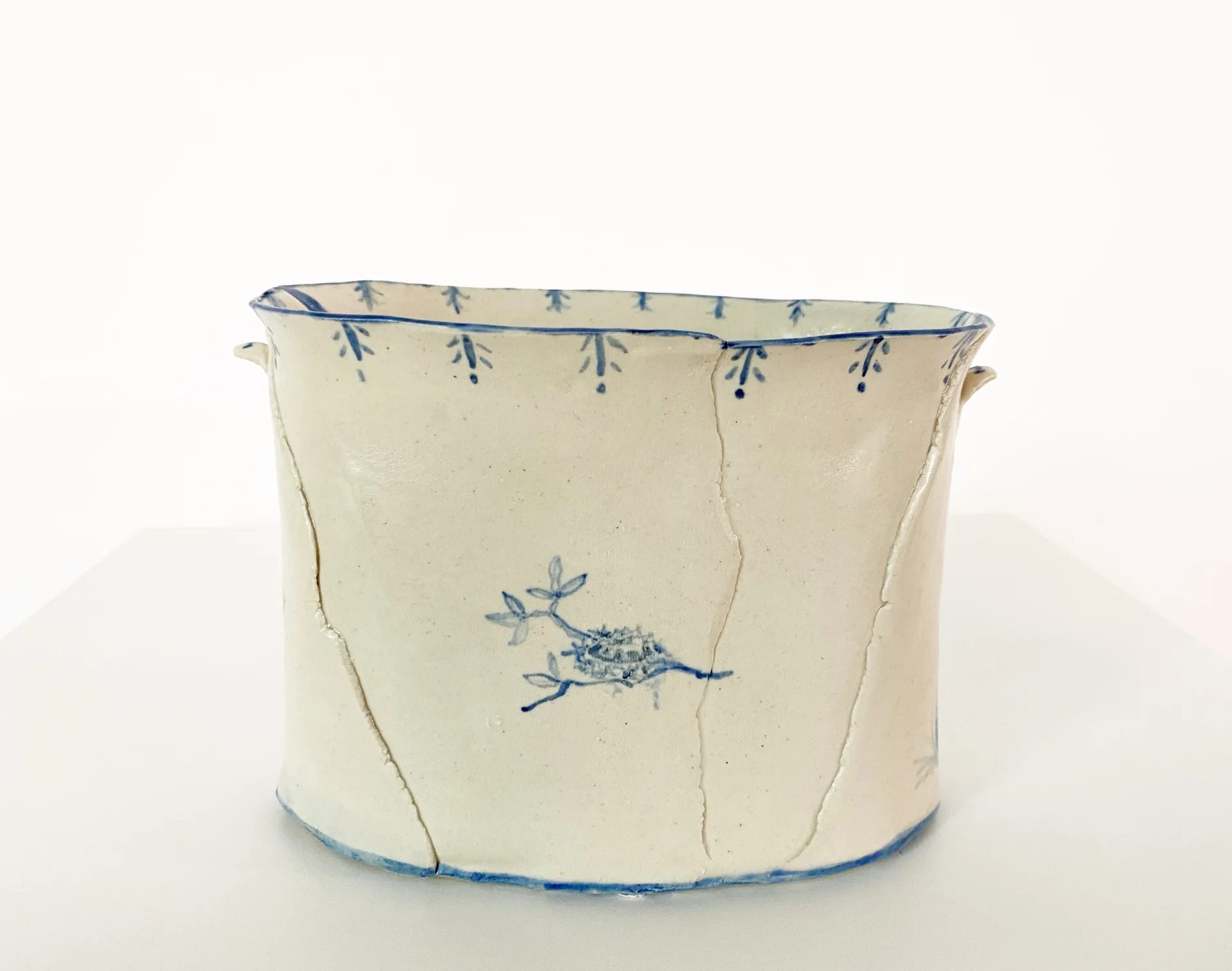 Bird, Bee, & Two Eggs Vase - Image 3