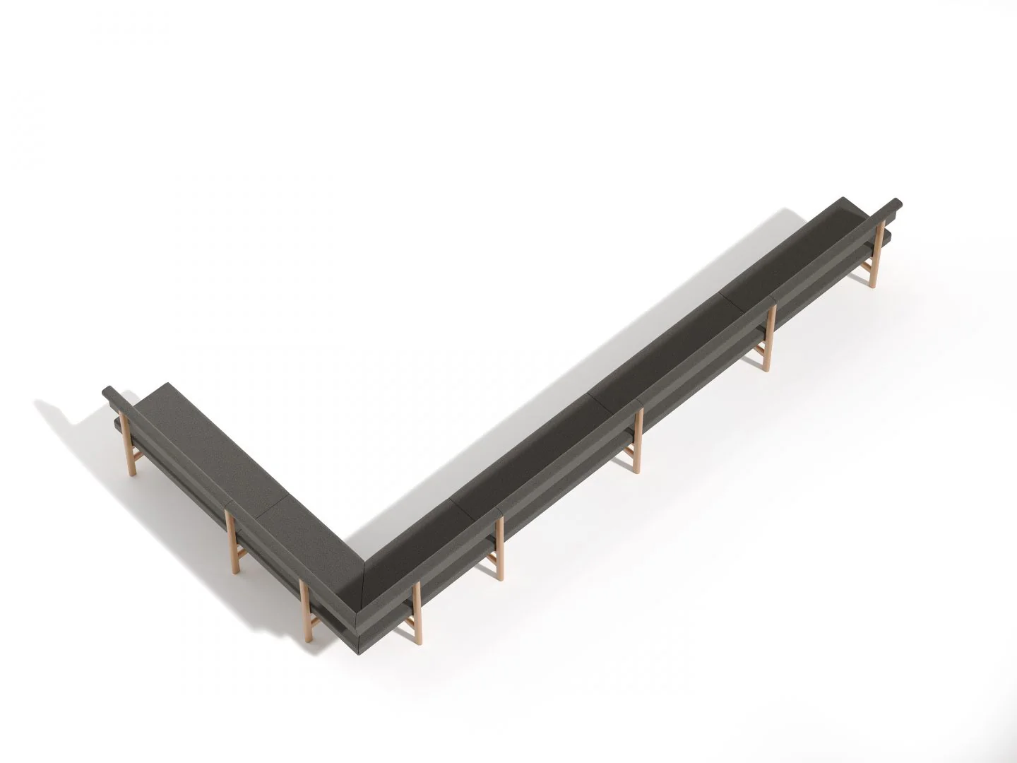 Bistro Modular Bench - Image 6
