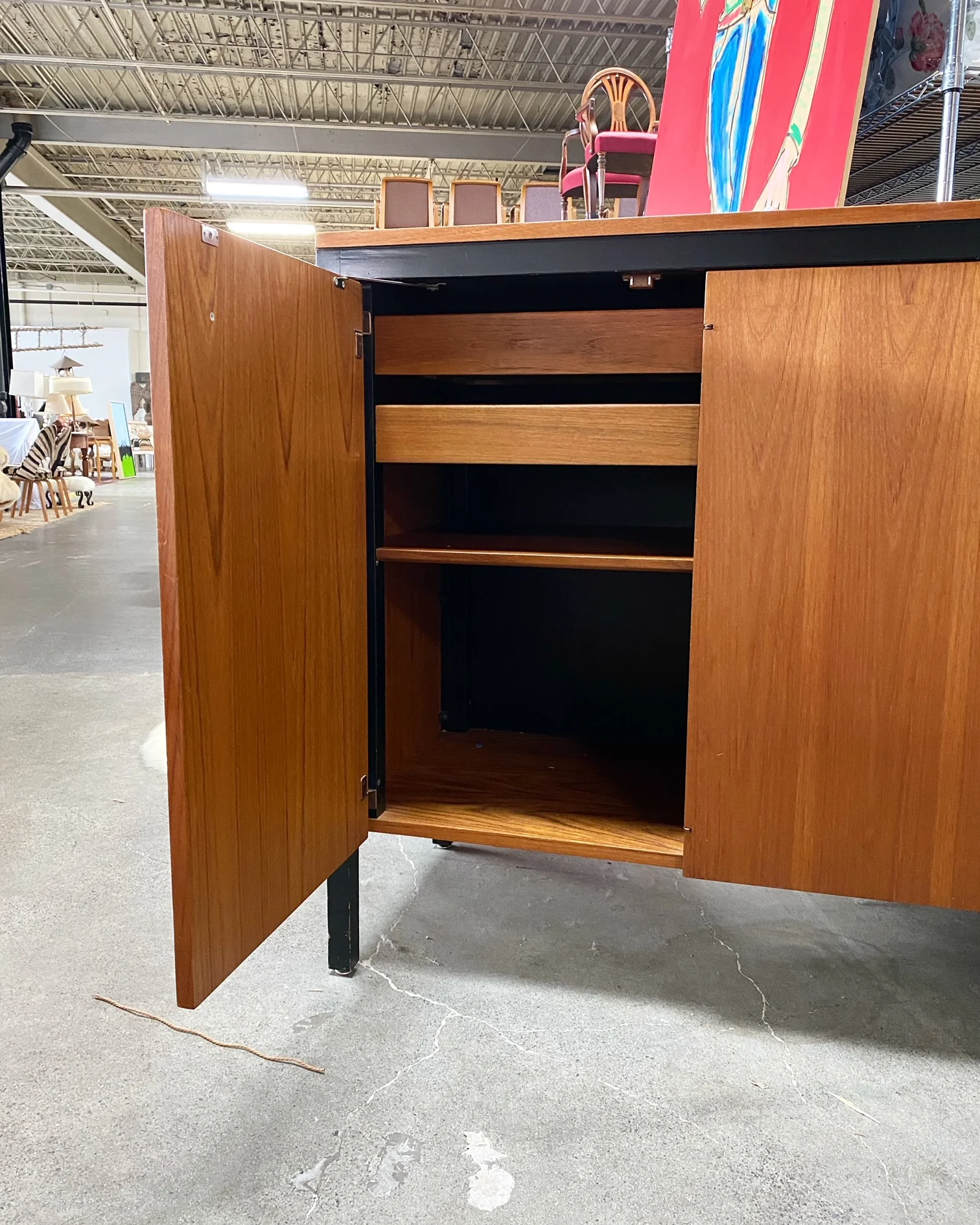 Rare Black Frame Cabinet - Image 6