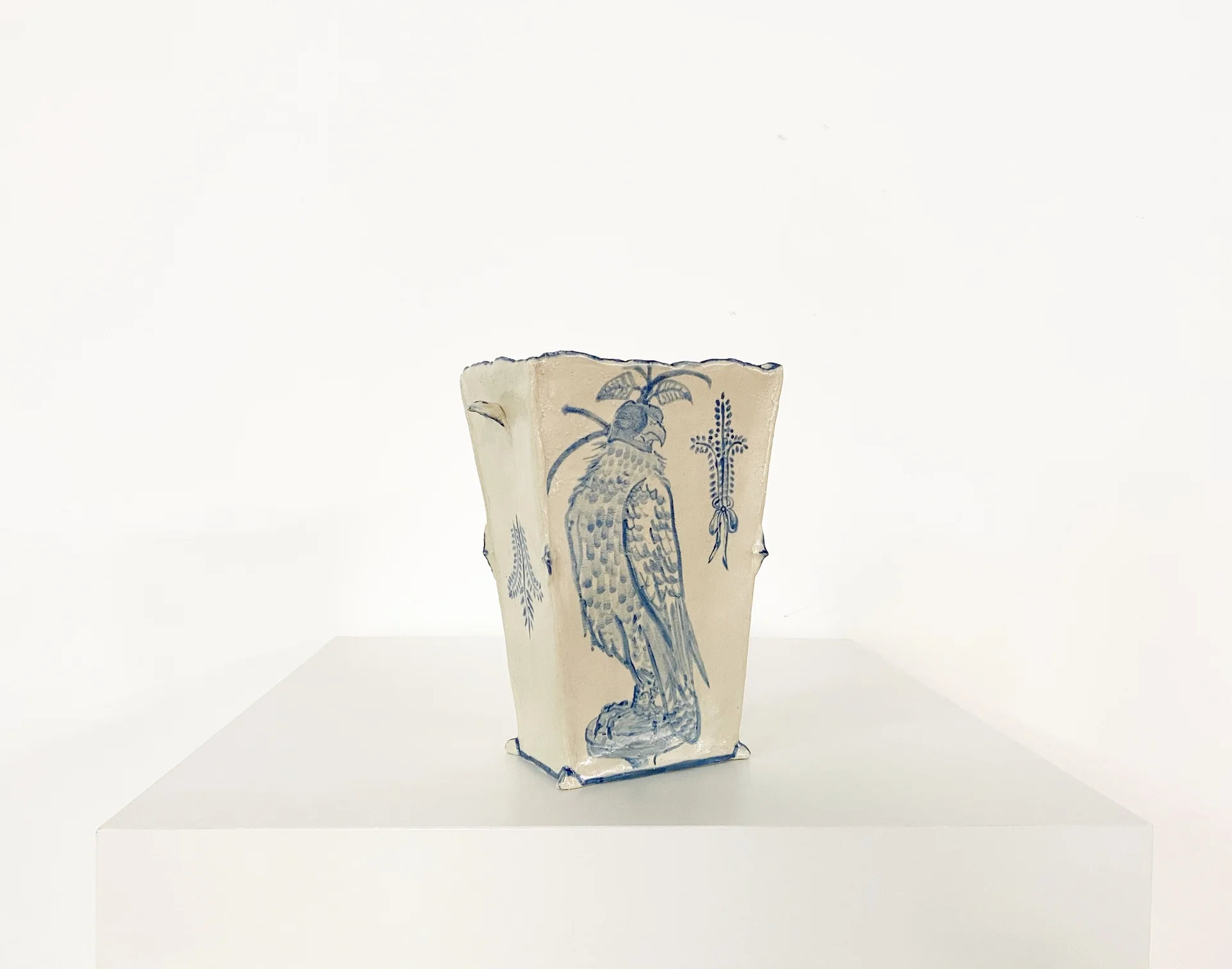 Blind Trust Hooded Falcon Vase
