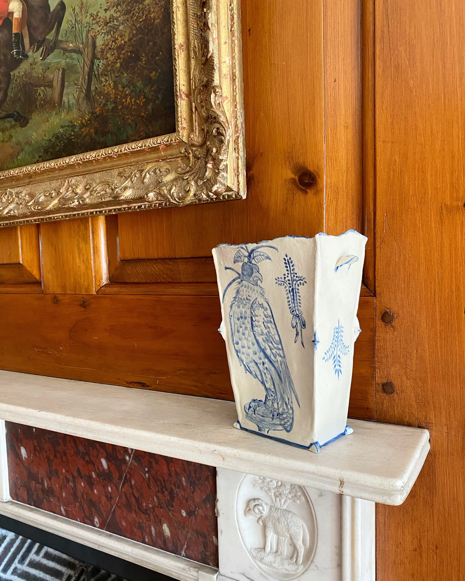 Blind Trust Hooded Falcon Vase - Image 7