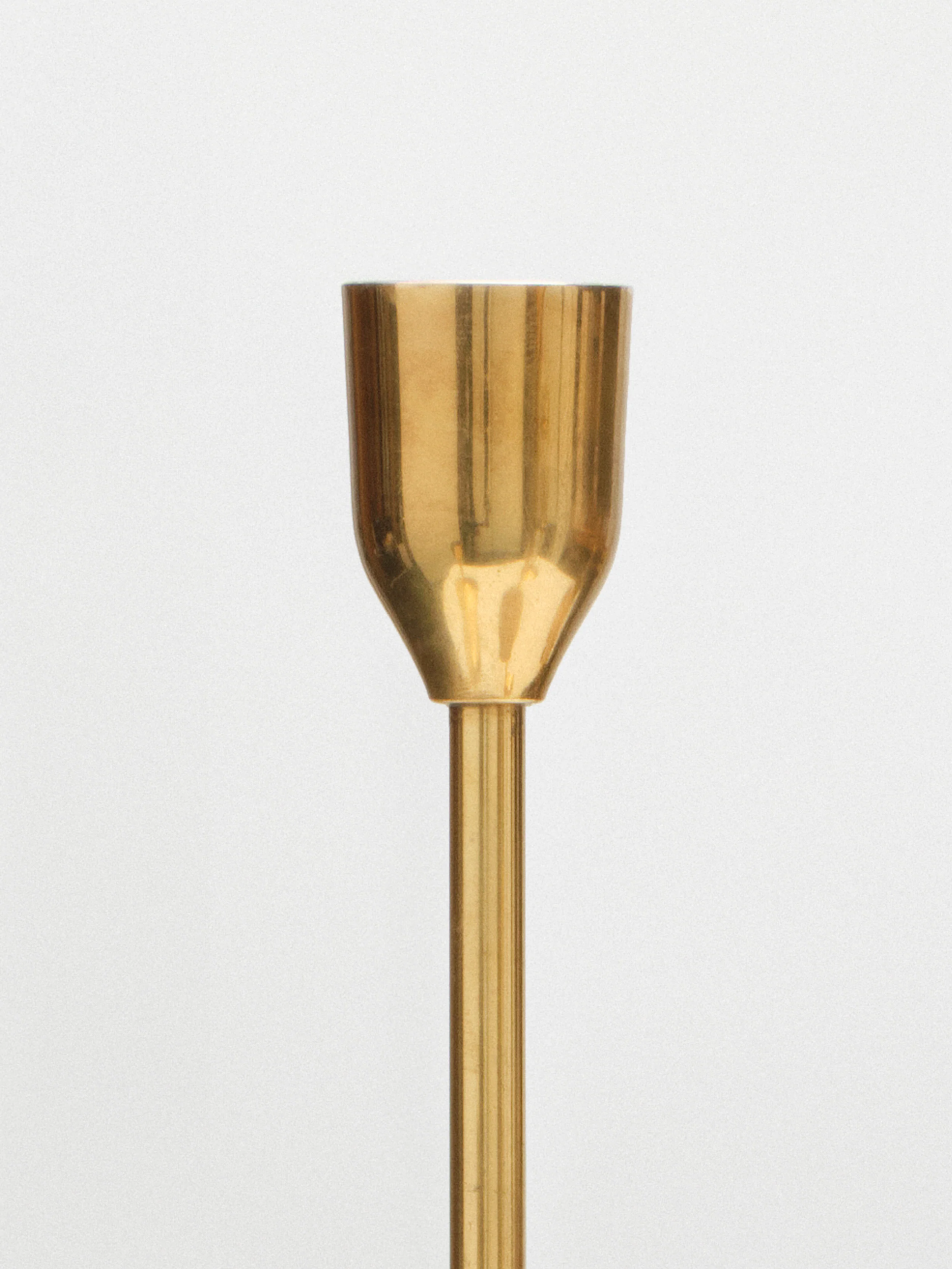 Candlesticks of Various Sizes, Set of 7 - Brass - Image 3