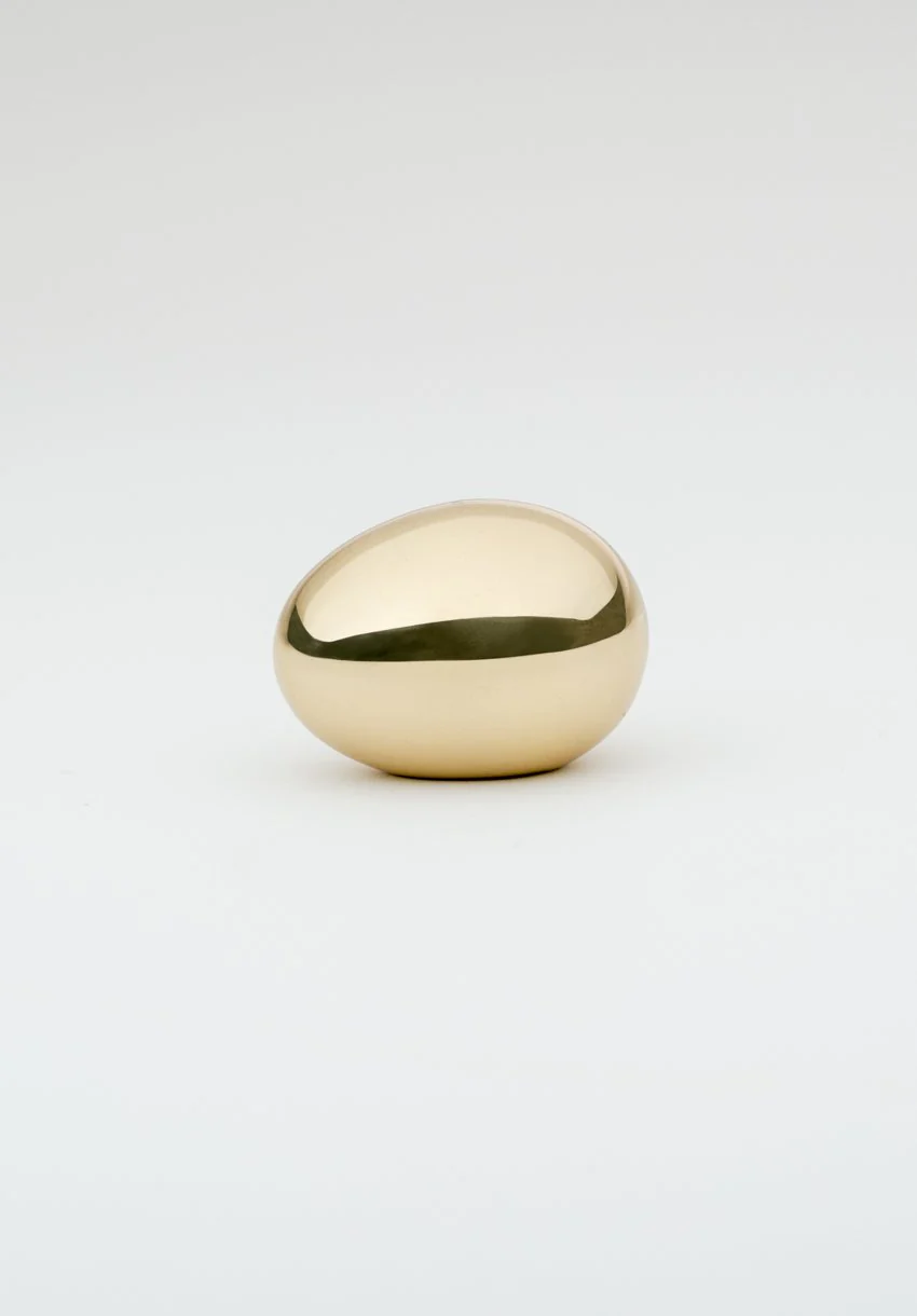 Brass Egg Paperweight - Image 5
