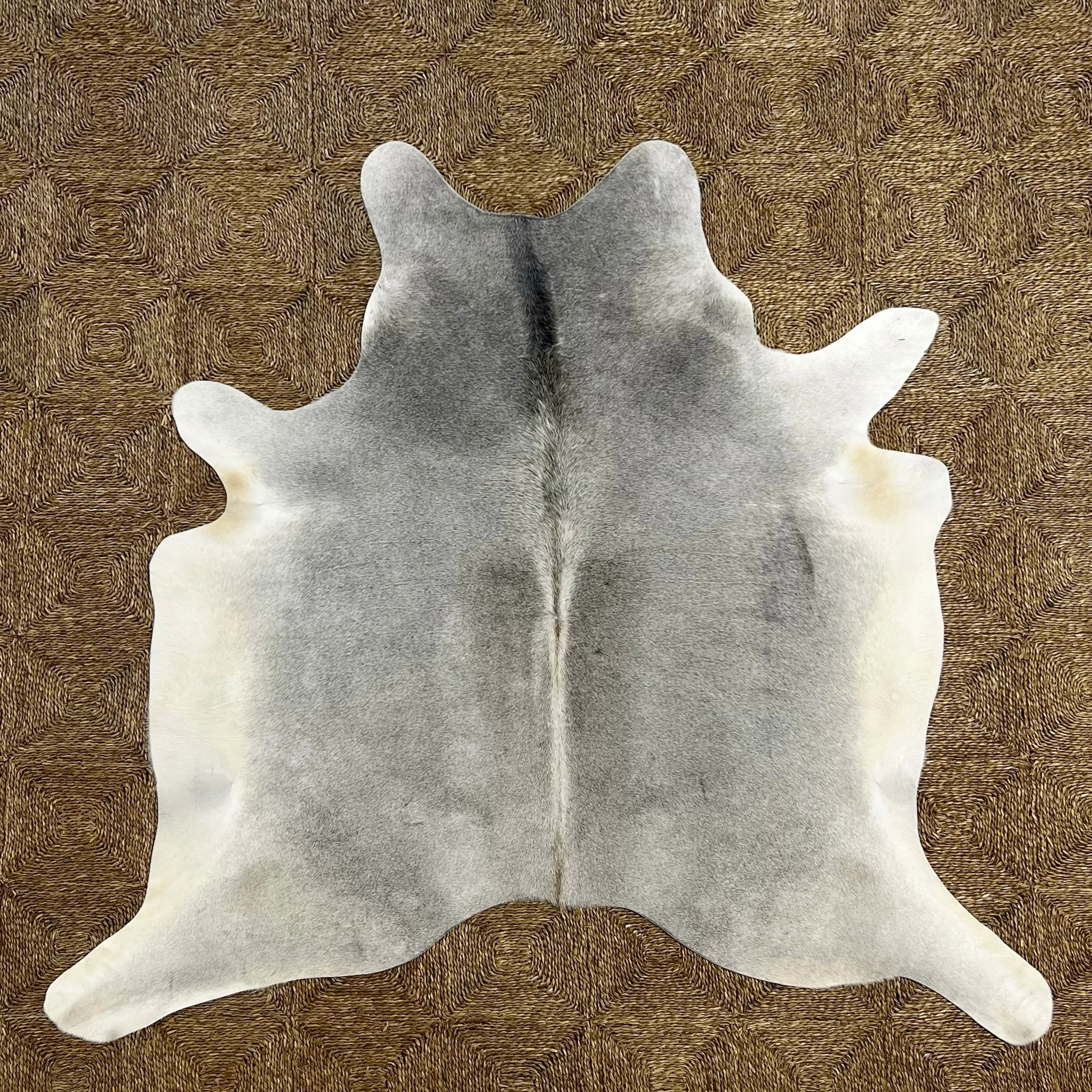 Brazilian Cowhide Rug, Salt and Pepper, No. 7