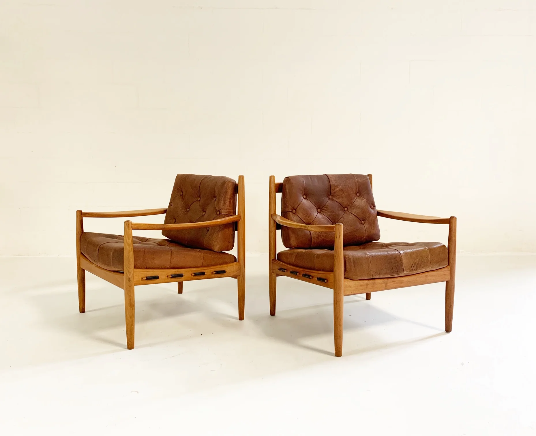 Lacko Lounge Chairs in Buffalo Hide