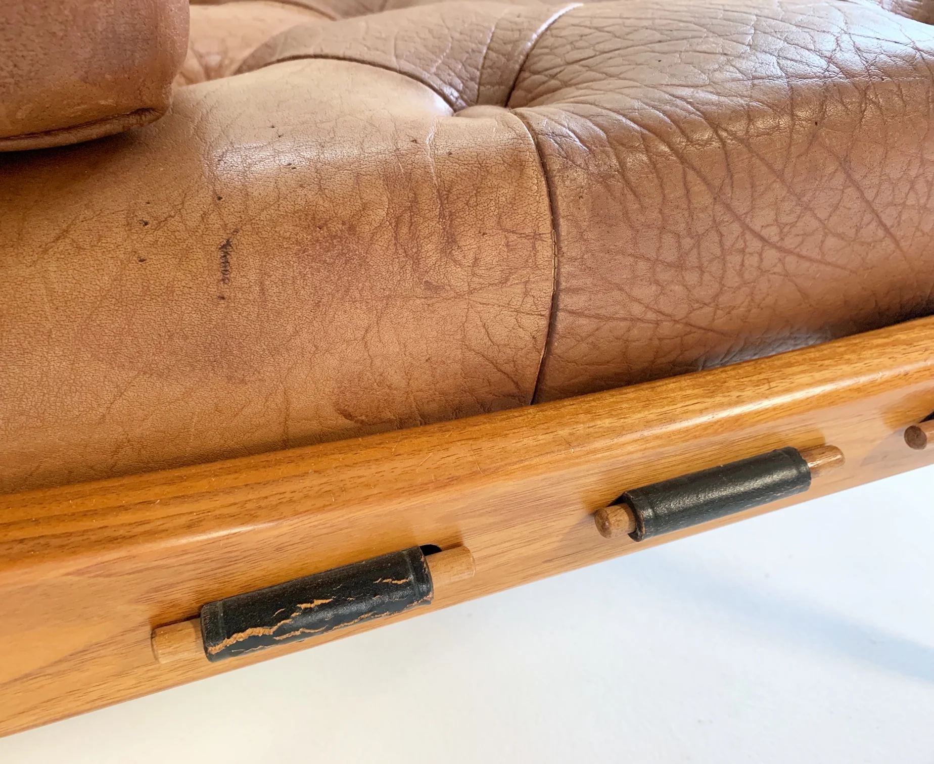Lacko Lounge Chairs in Buffalo Hide - Image 5