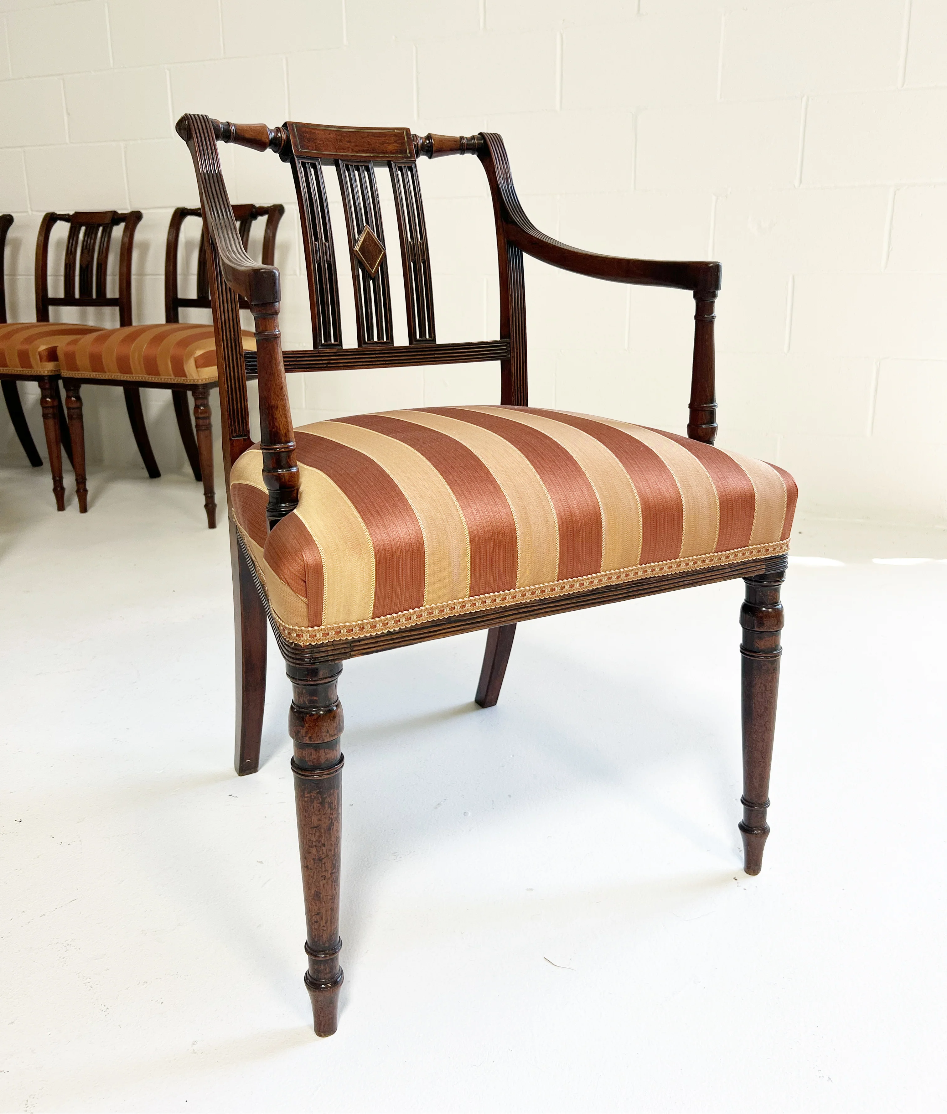 c. 1810 Regency Dining Chairs, Set of 8 - Image 2