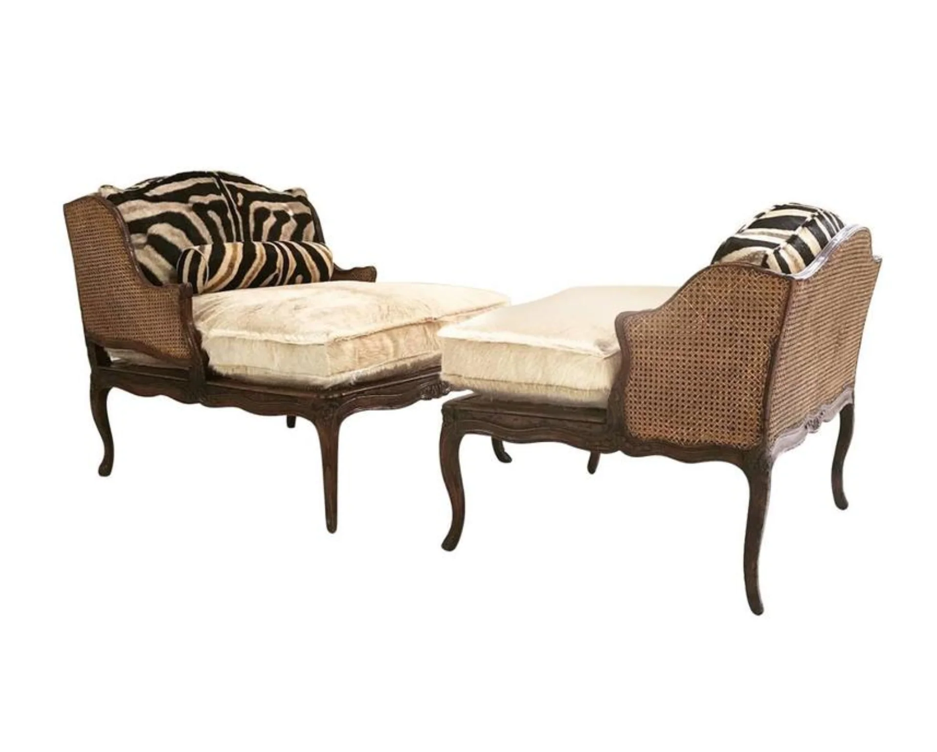 Antique Louis XV Two-Piece Duchesse Brisee - Image 10