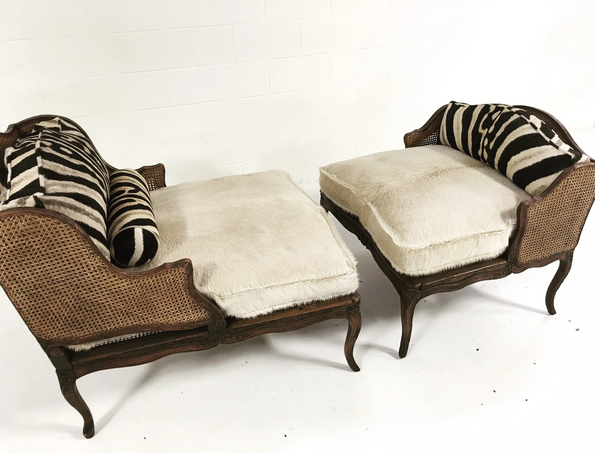 Antique Louis XV Two-Piece Duchesse Brisee - Image 7