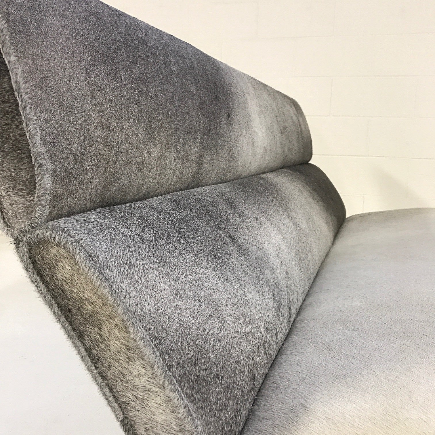 Compact Sofa in Brazilian Cowhide - Image 2