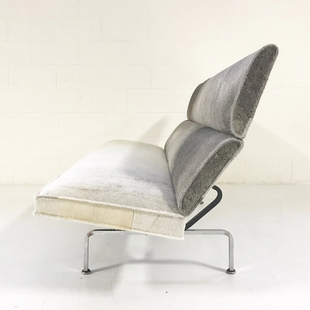 Compact Sofa in Brazilian Cowhide - Image 7