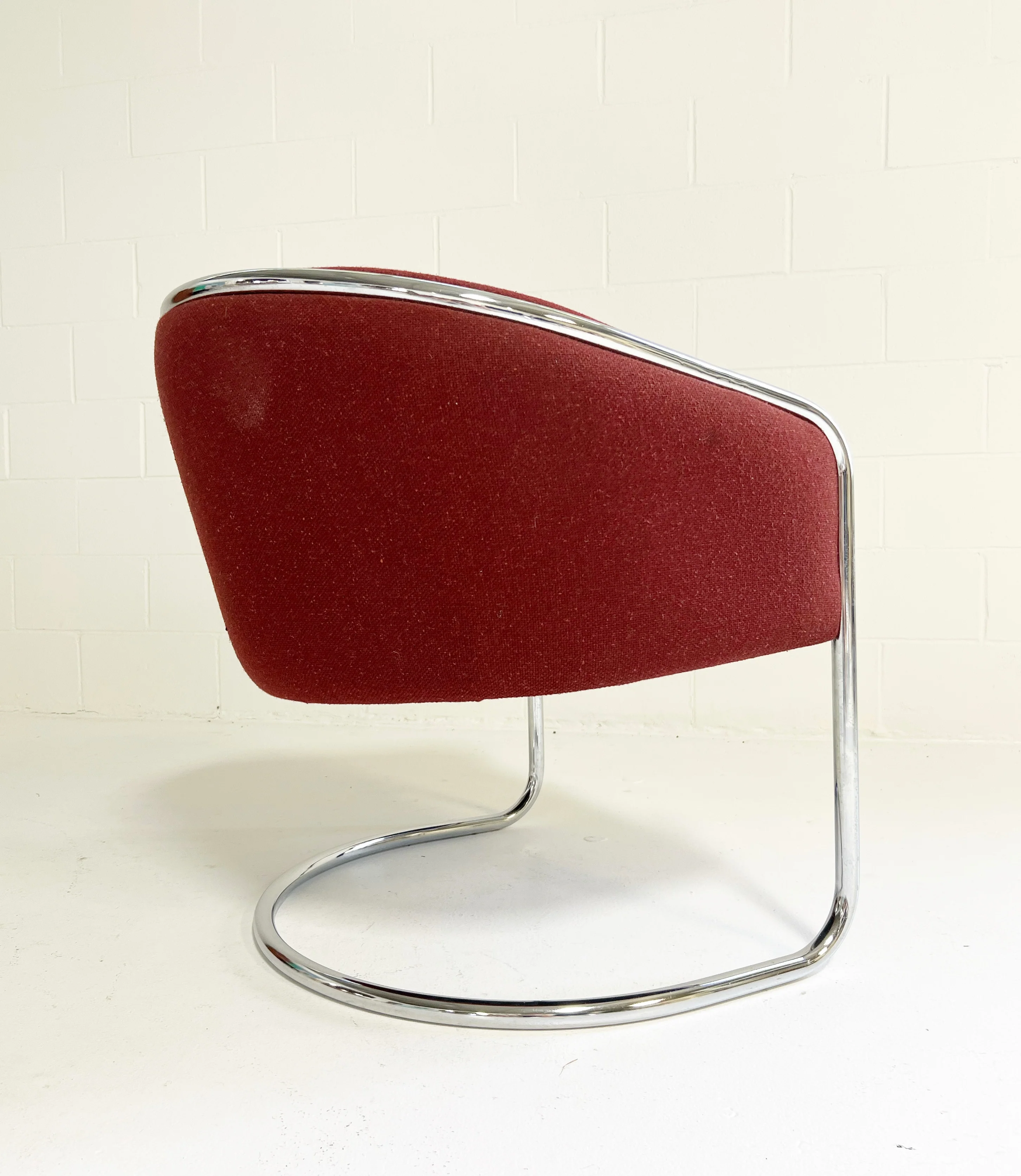 Chrome Frame Armchair - Image 2