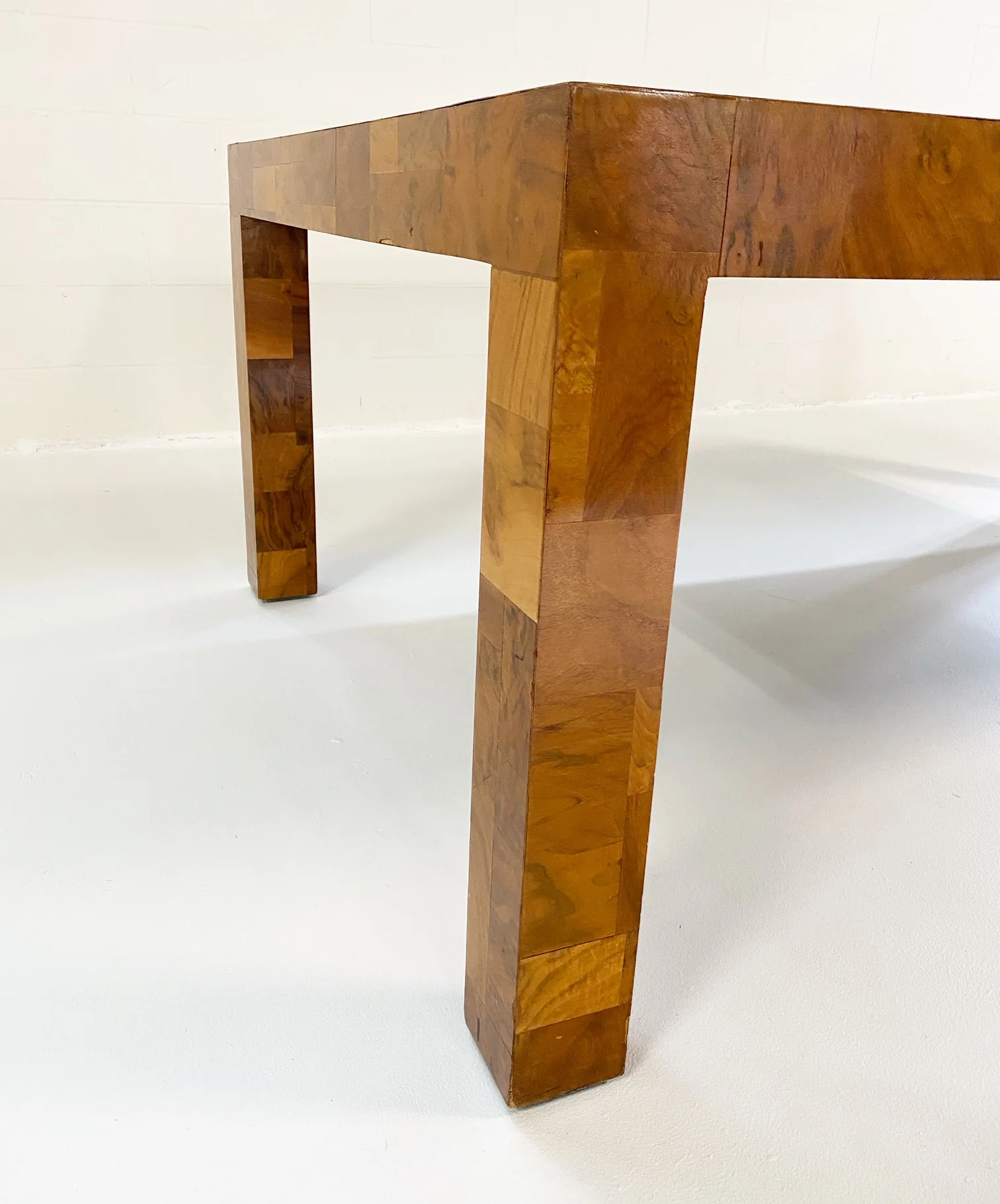 Cityscape Patchwork Burl Wood Dining Table - Image 8