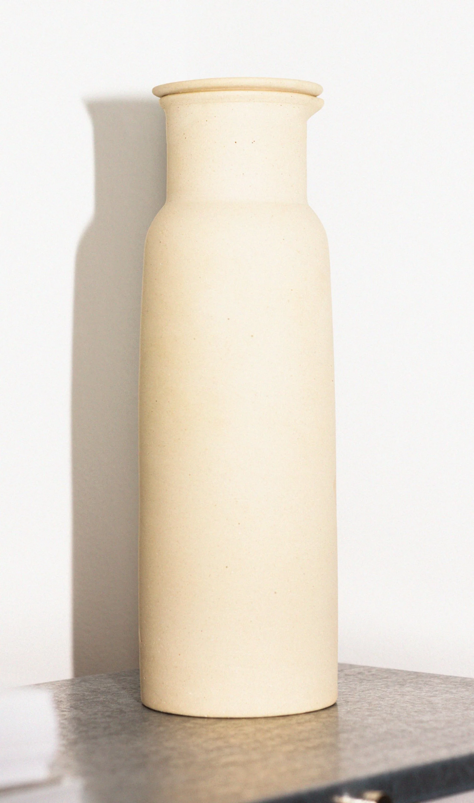 Clay Water Pitcher - Ivory - Image 10