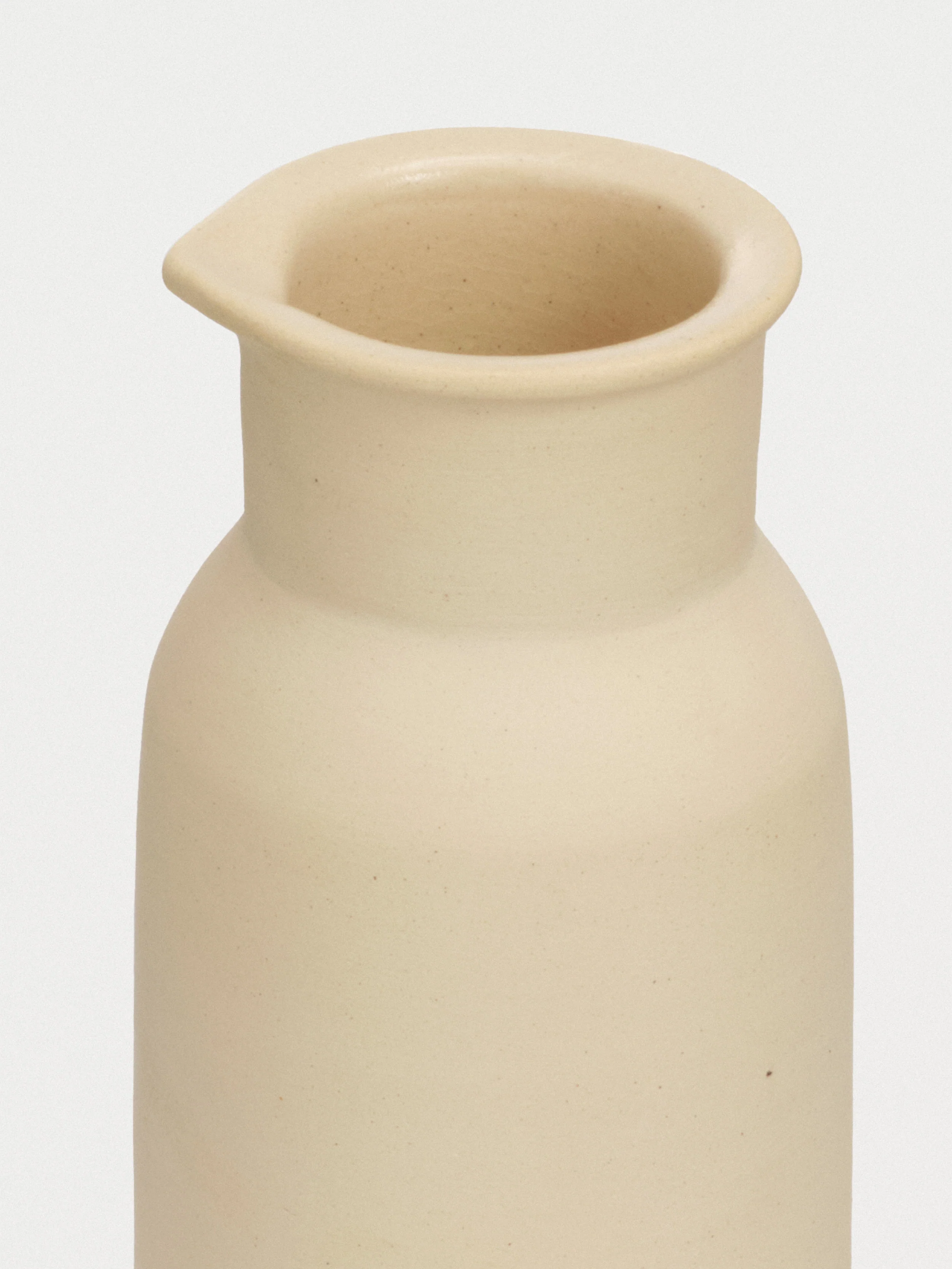 Clay Water Pitcher - Ivory - Image 5