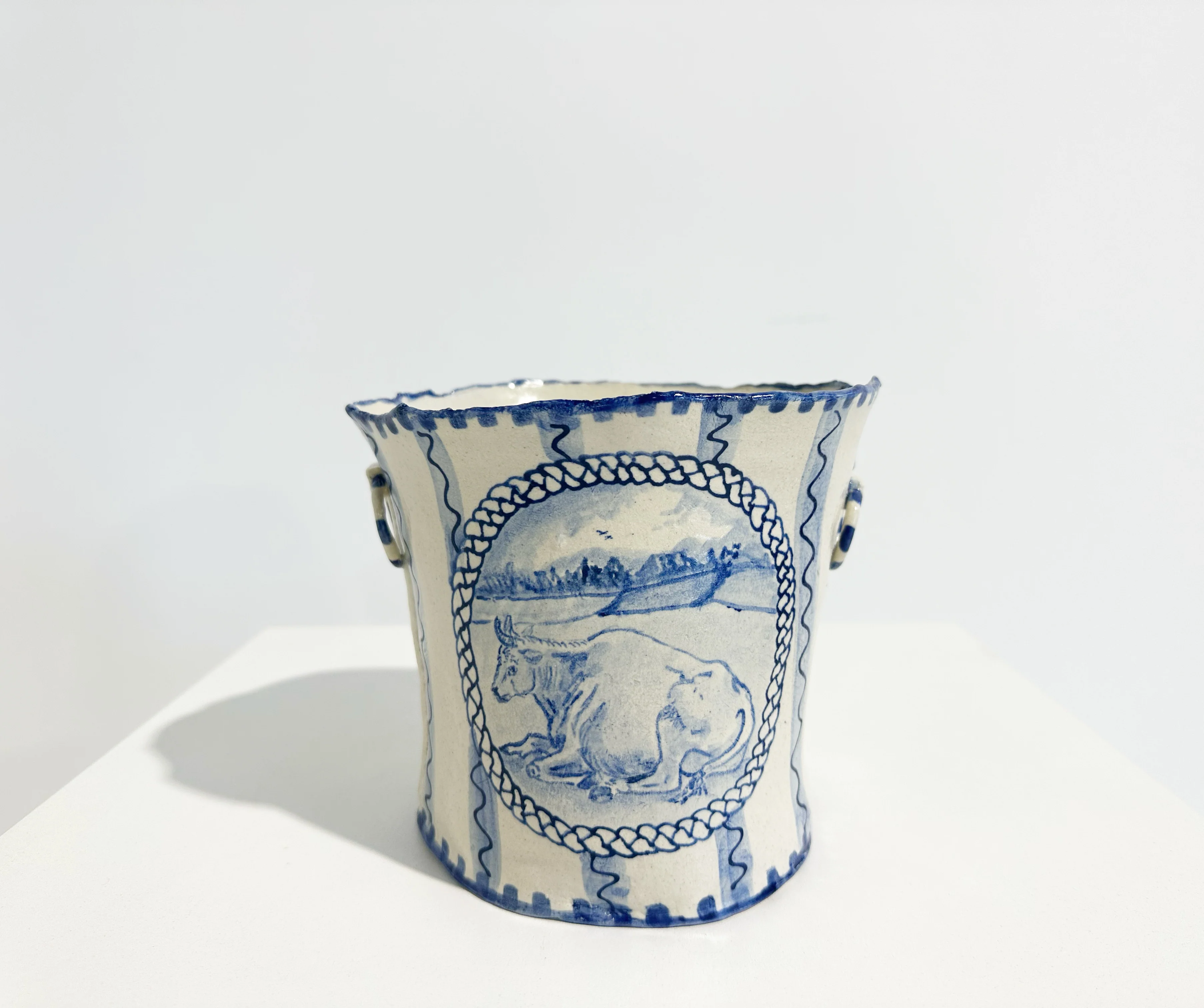 Cow Pastoral Vase - Image 2