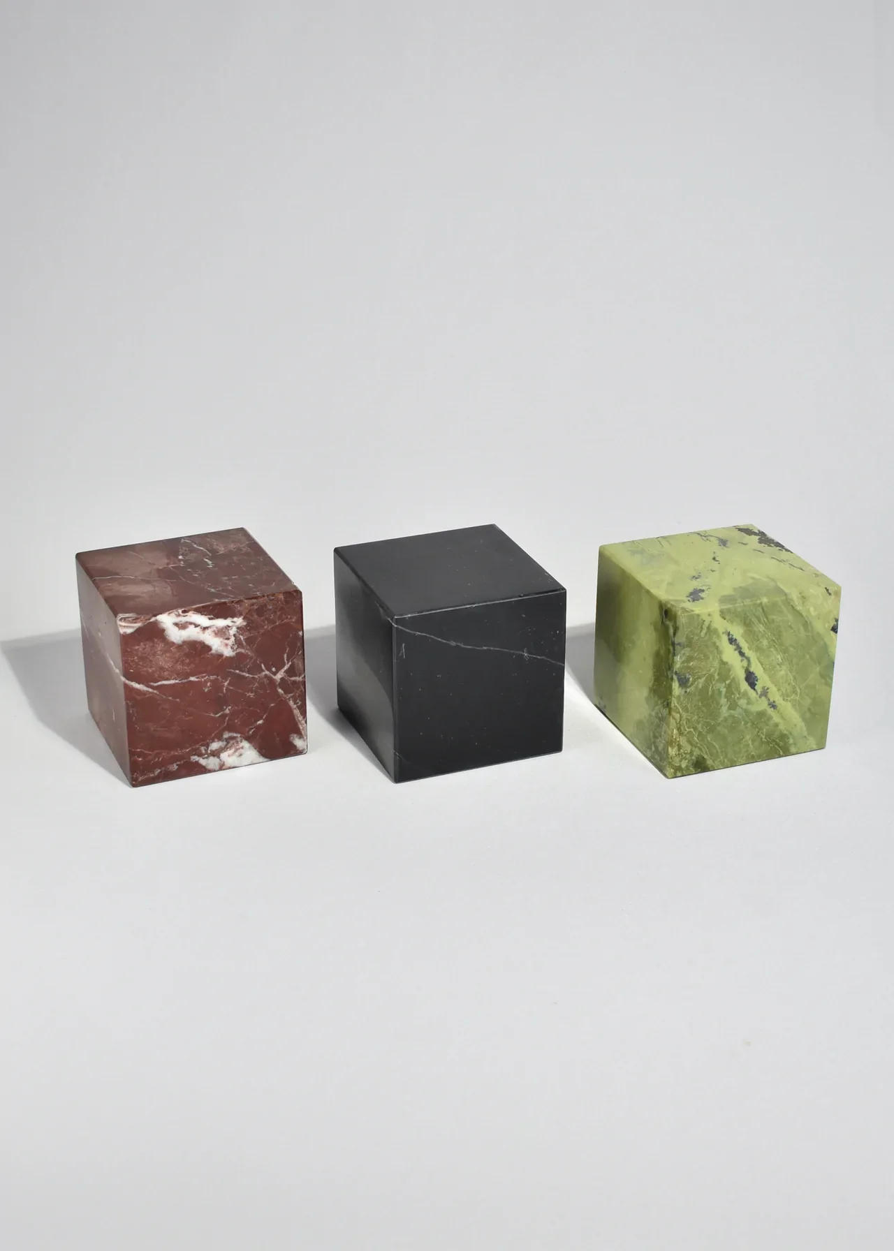 Cube Bookend - Green Serpentine - Image 4