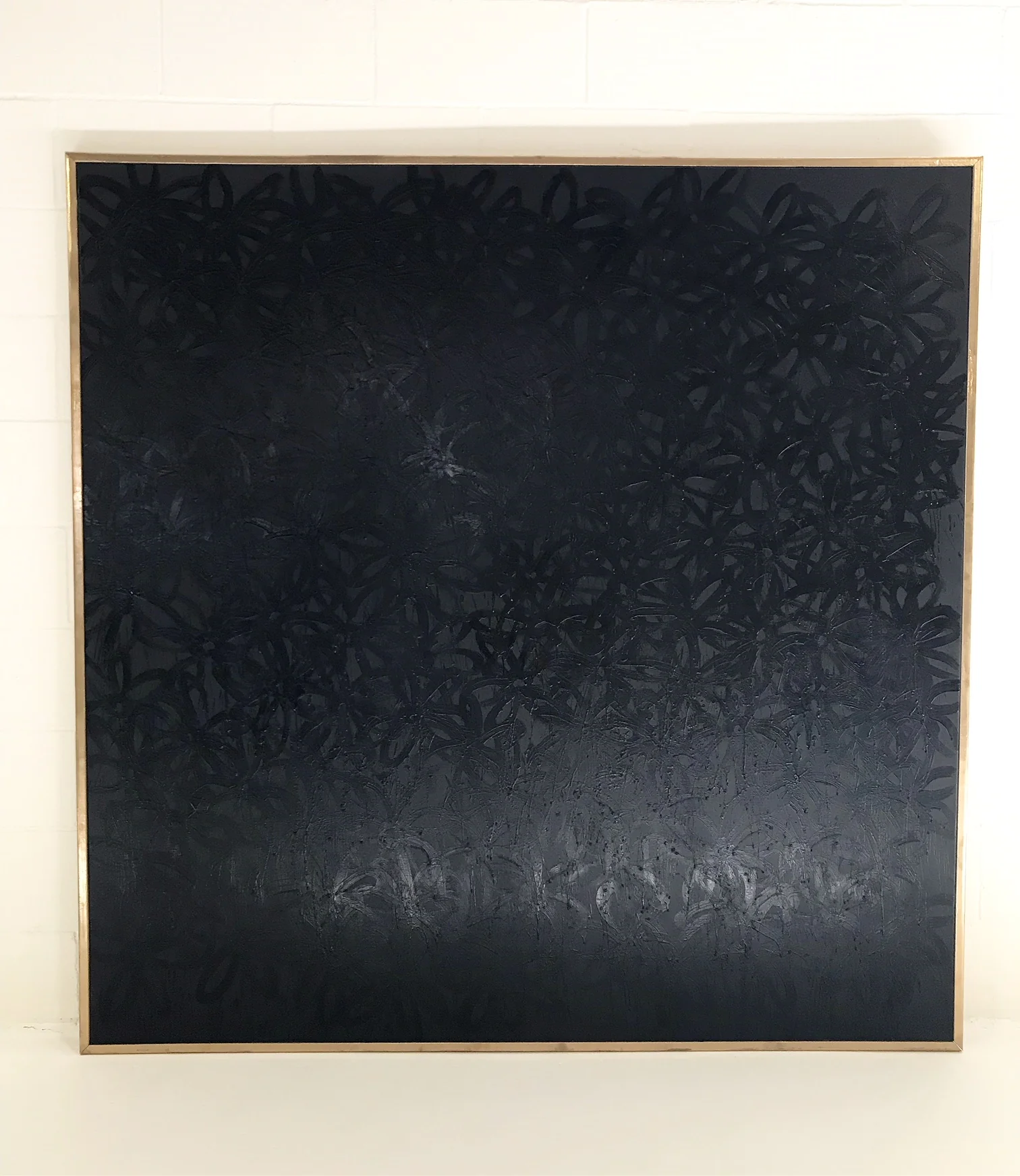 Daisies, Black on Black - Image 3