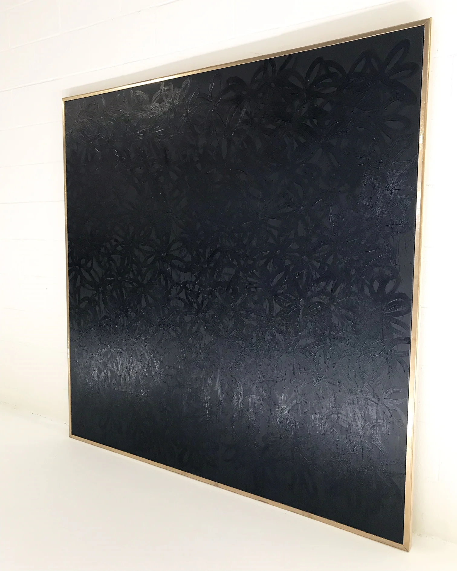 Daisies, Black on Black - Image 6