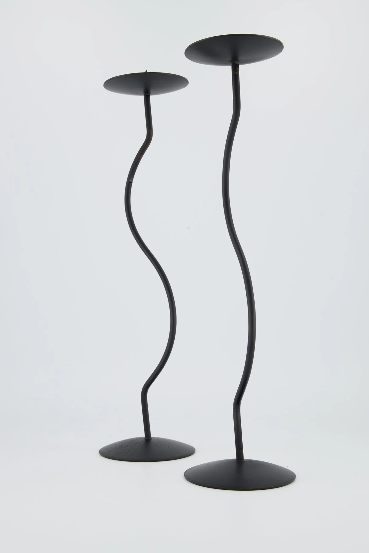 Dancing Duo Iron Candlesticks, Pair - Image 11