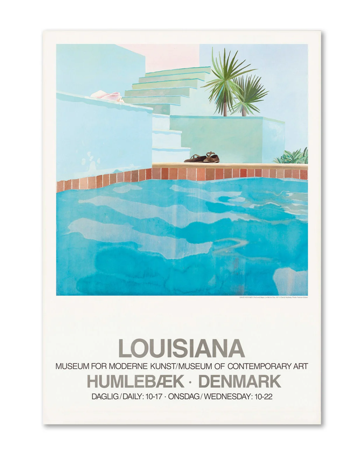 David Hockney - Pools and Steps (1971)