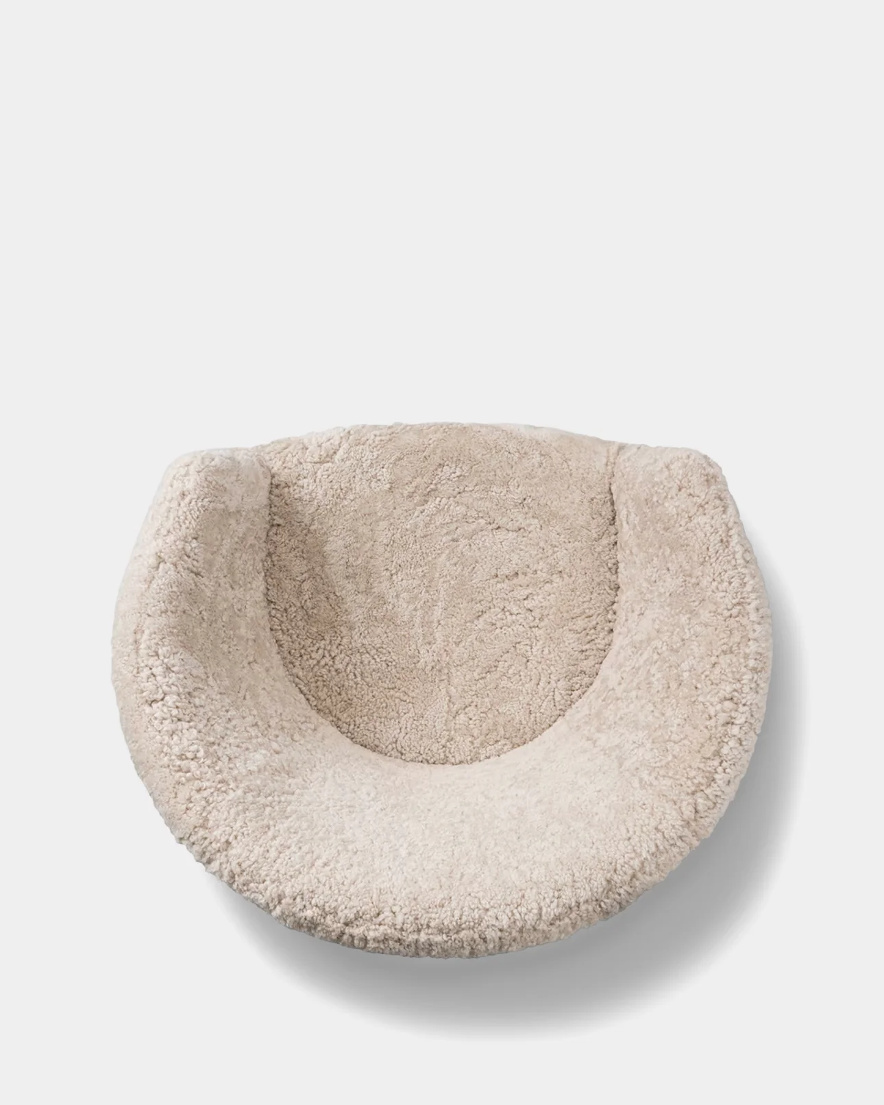 Ditzel Lounge Chair | Sheepskin and Lacquered Wood - Image 5