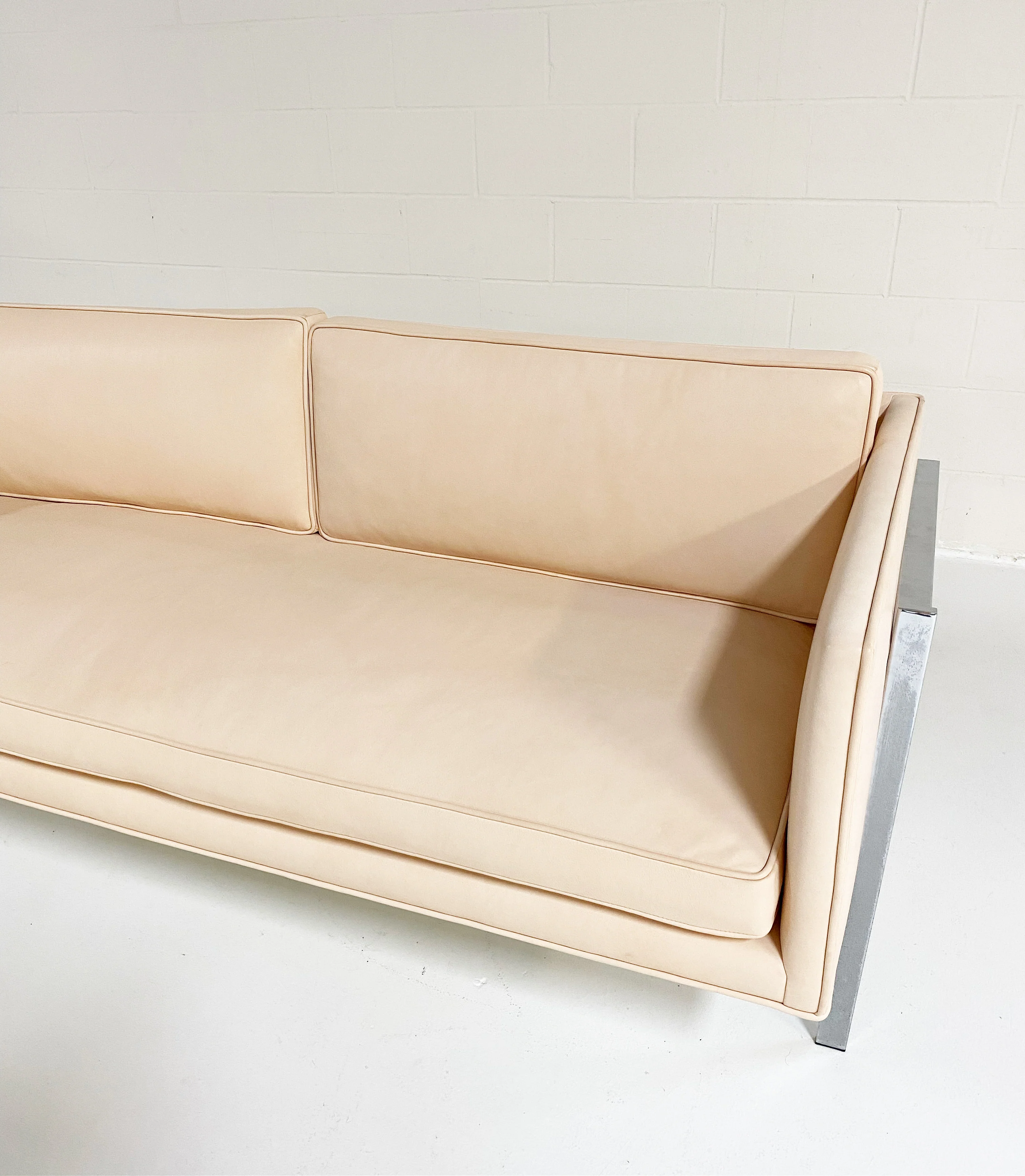 Drop In Sofa in Vegetable Tanned Leather - Image 7