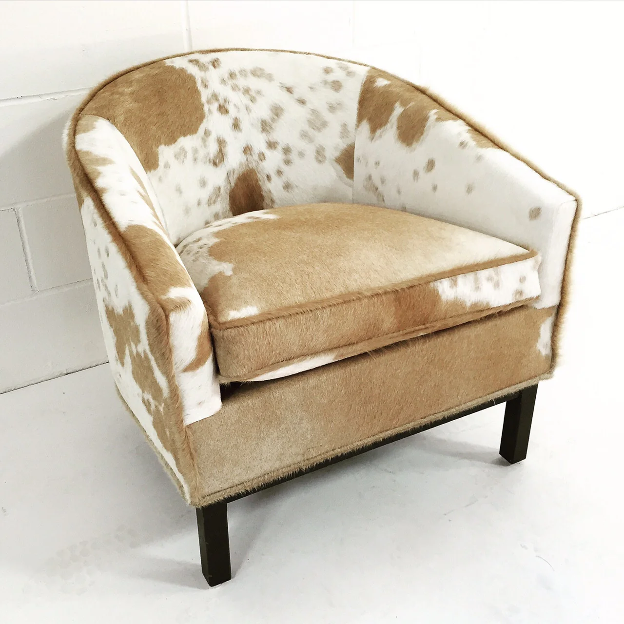 Club Chair in Brazilian Cowhide