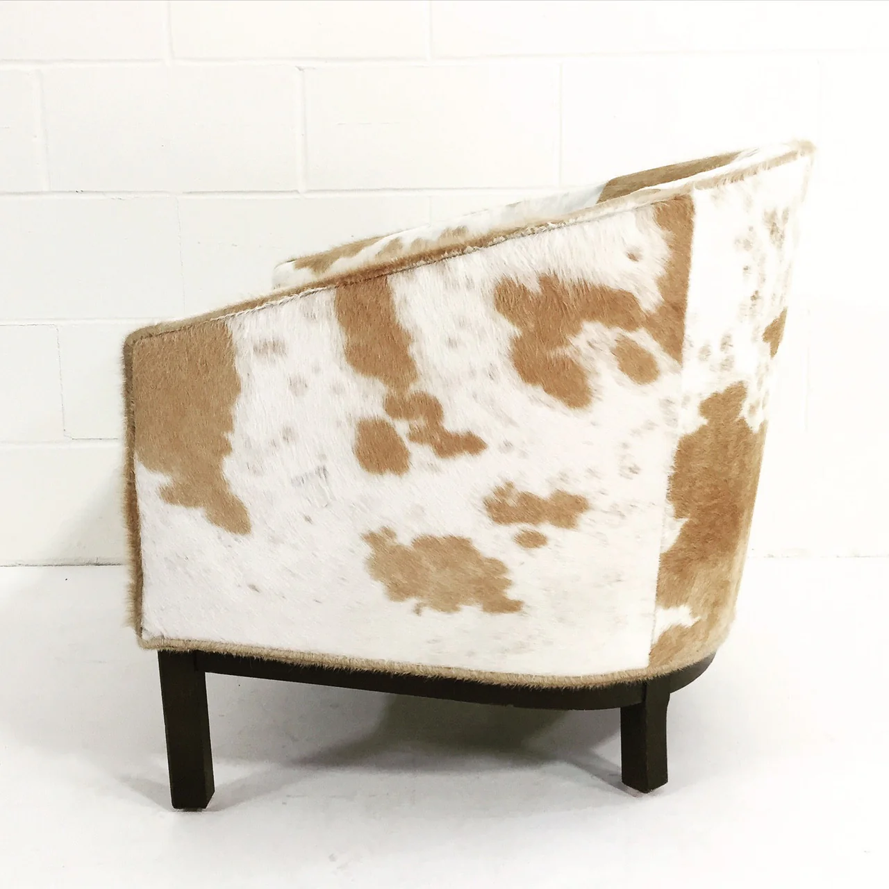 Club Chair in Brazilian Cowhide - Image 3
