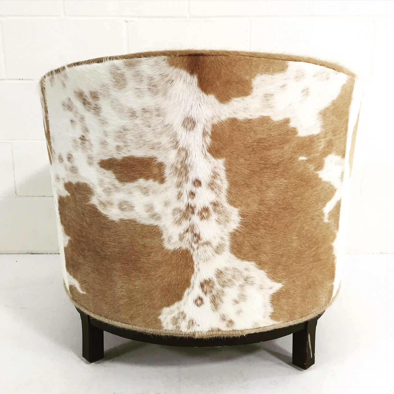 Club Chair in Brazilian Cowhide - Image 4