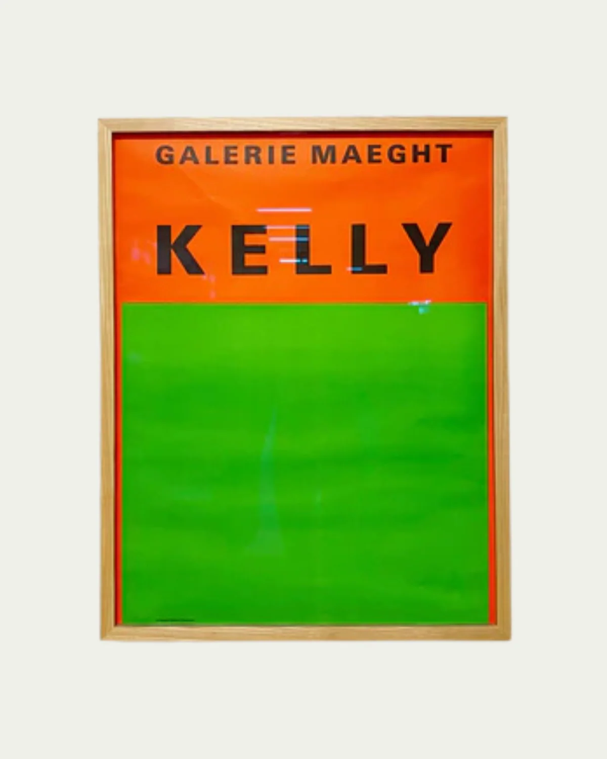 Ellsworth Kelly Framed Exhibition Poster