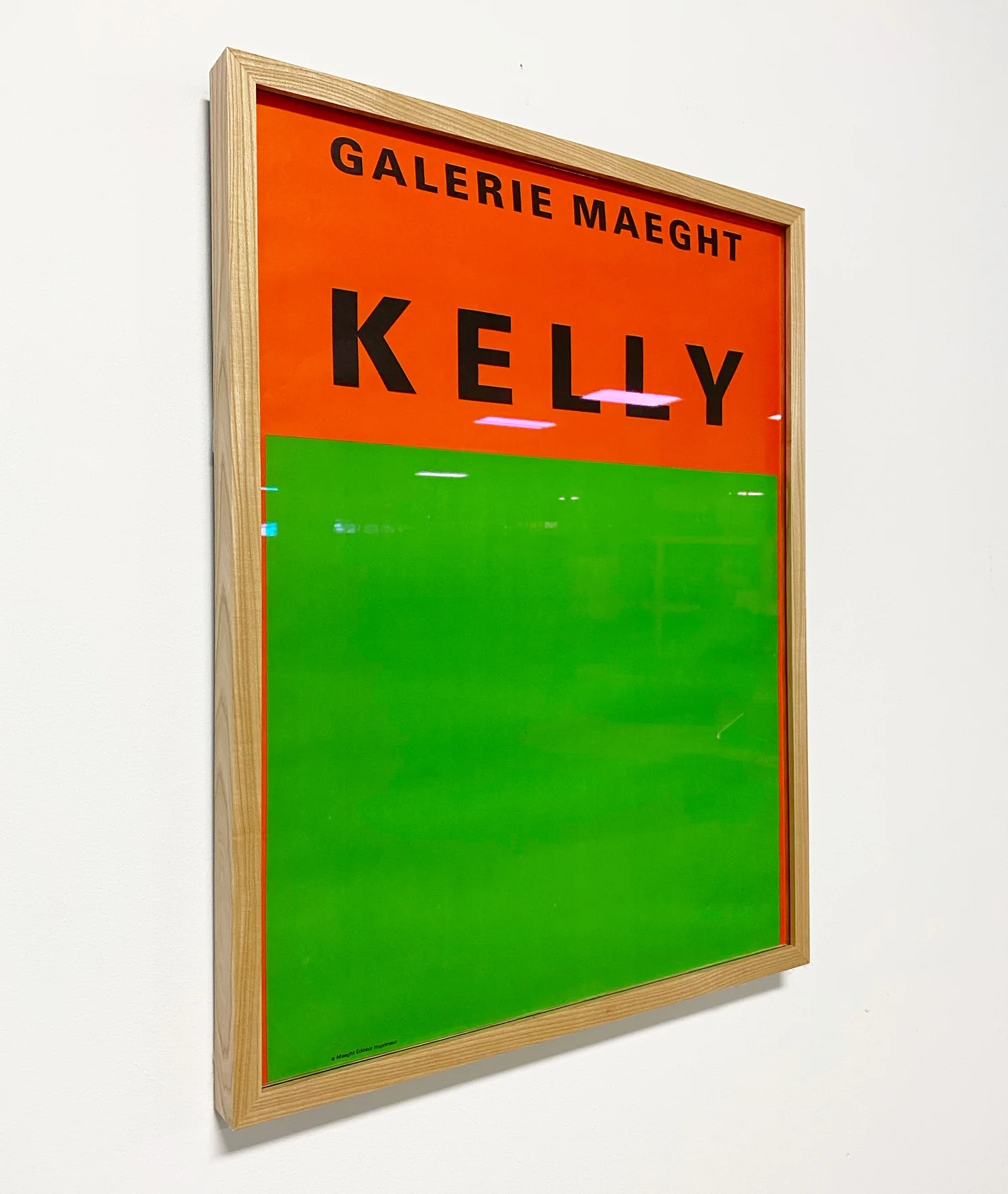 Ellsworth Kelly Framed Exhibition Poster - Image 2